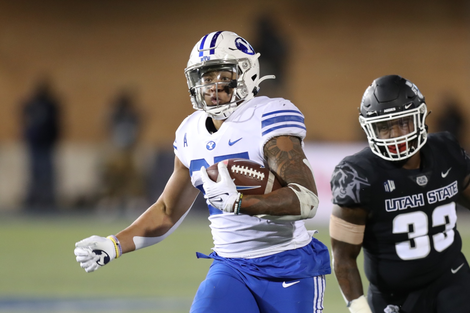 college football picks Tyler Allgeier byu cougars predictions best bet odds