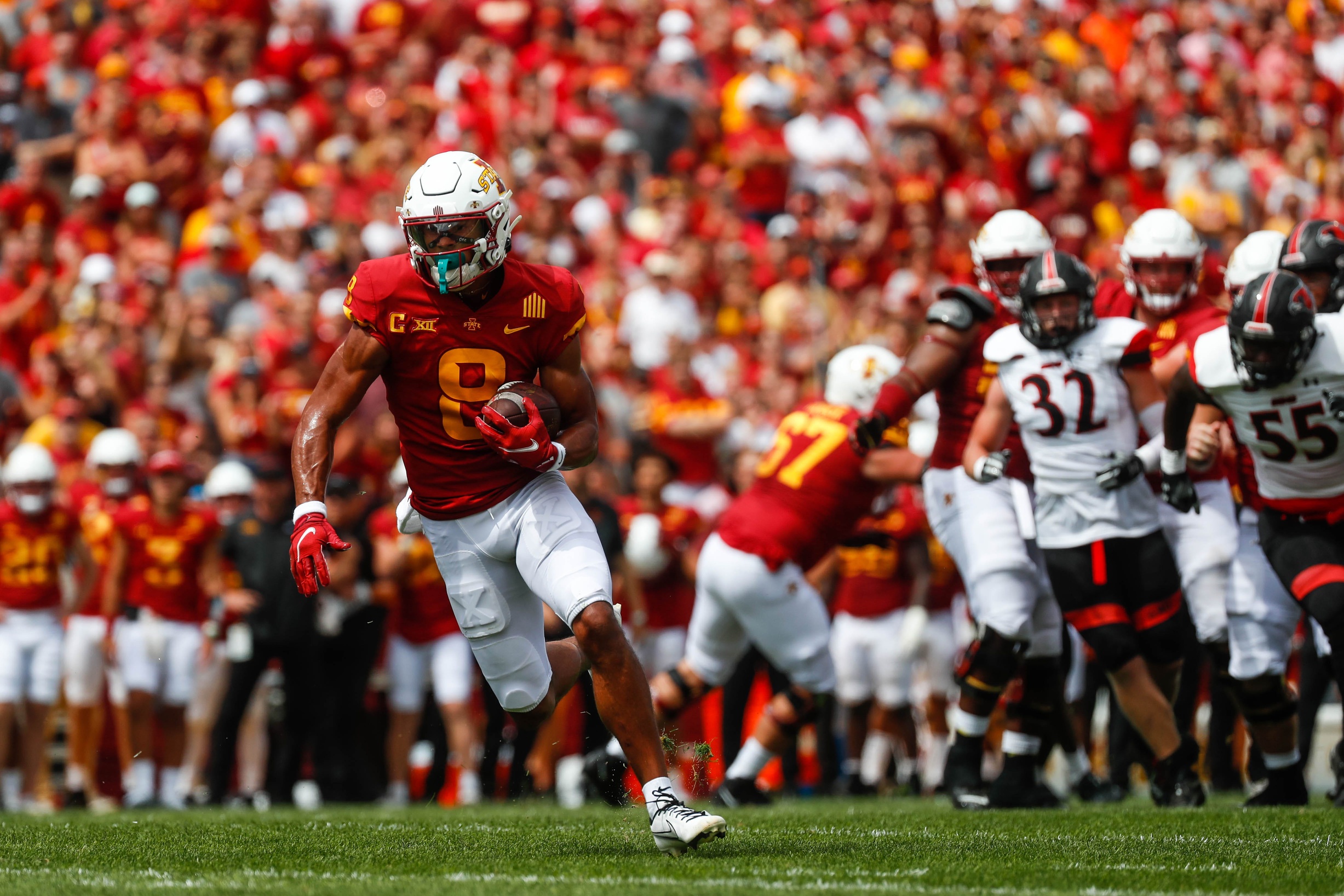 college football picks Xavier Hutchinson iowa state cyclones predictions best bet odds