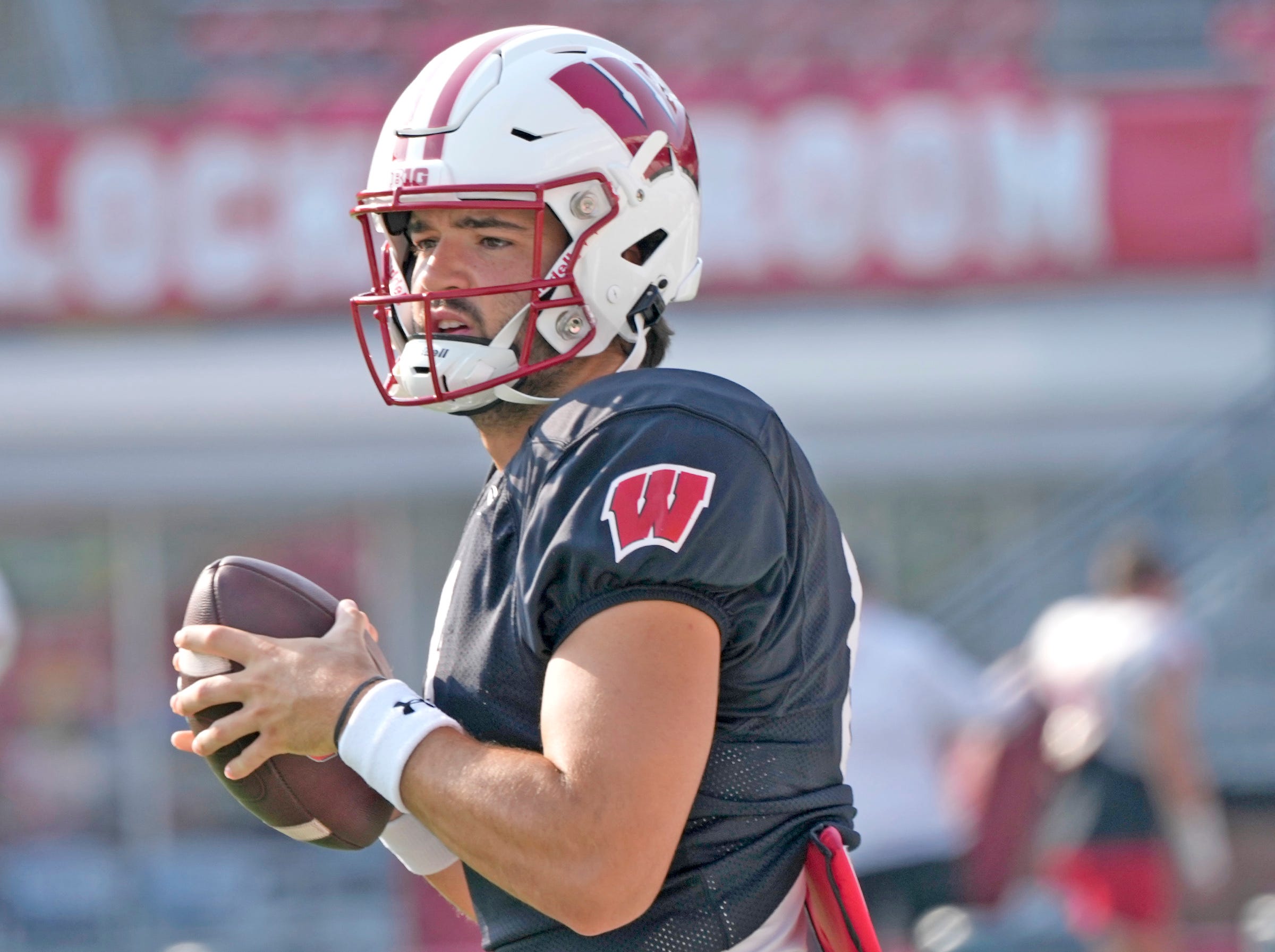College football season win total best bets Tanner Mordecai Wisconsin Badgers