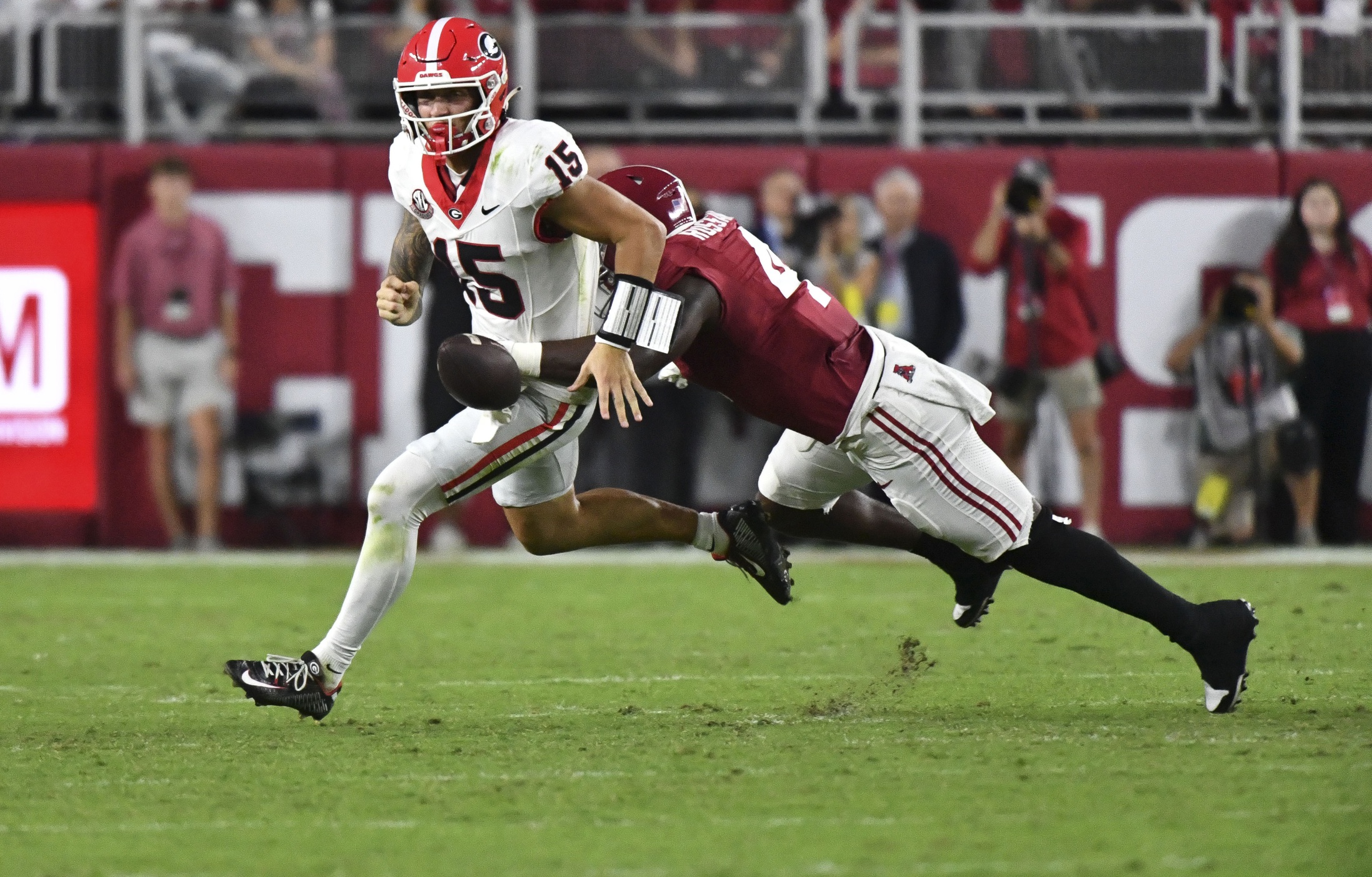 College football seasons ruined by one bad game Carson Beck