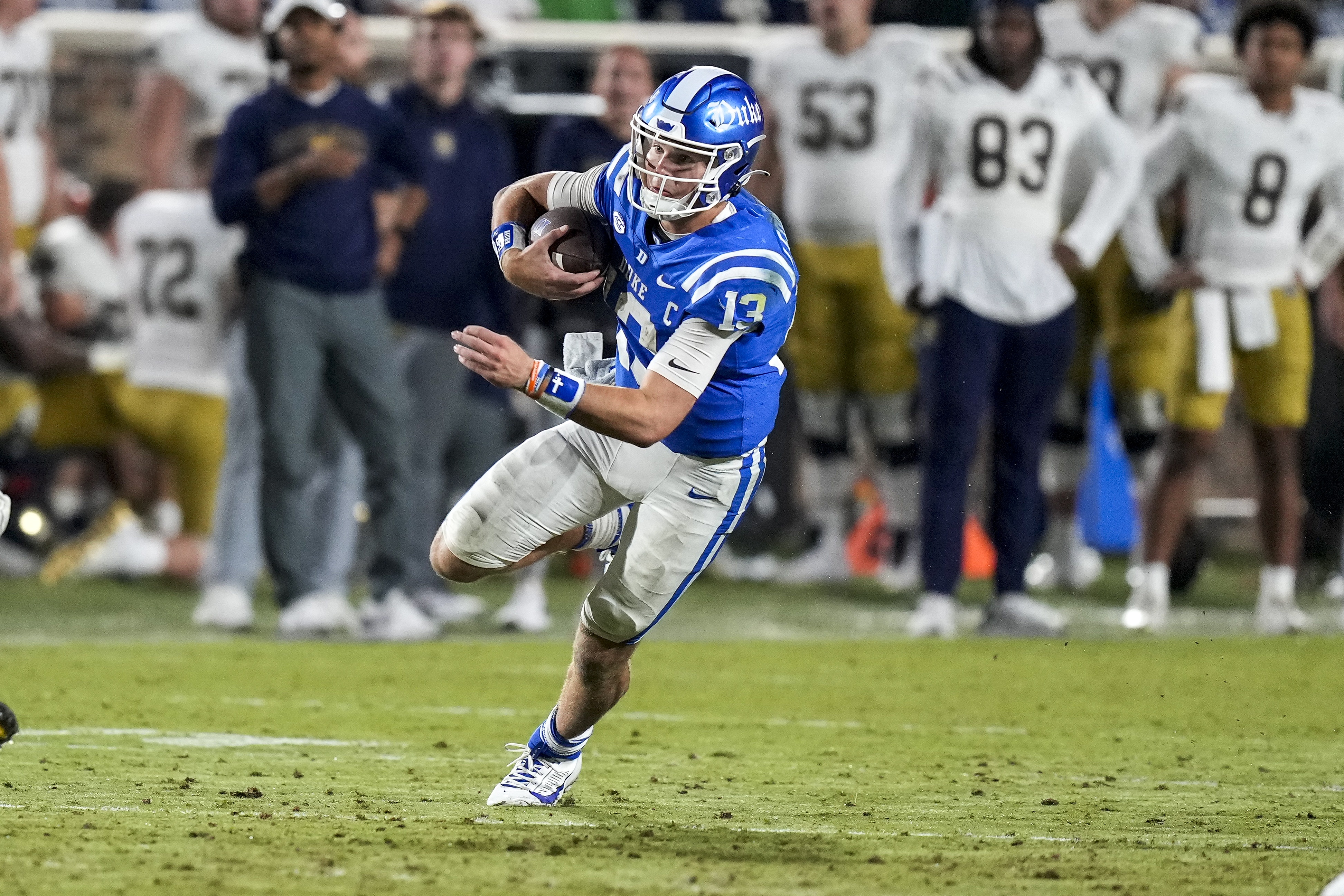 College football totals picks Week 8 Riley Leonard Duke Blue Devils