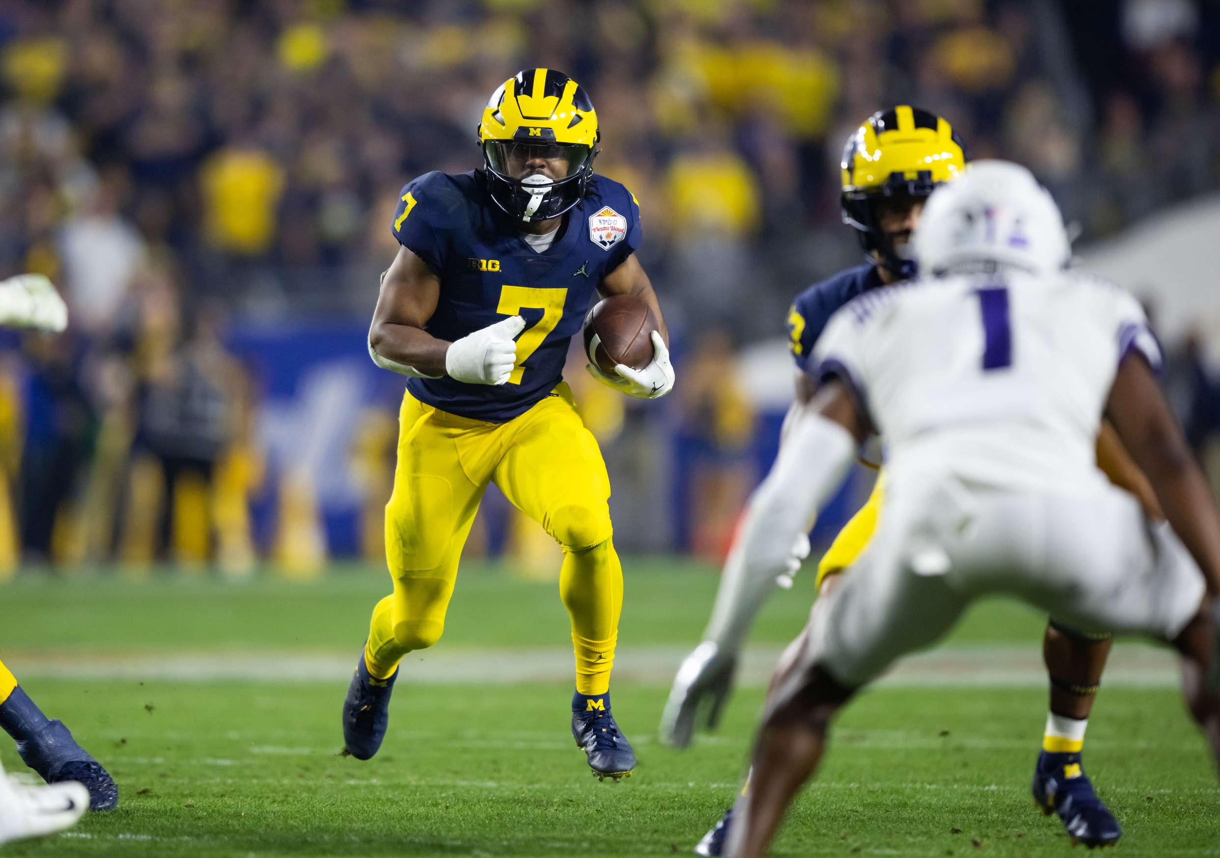 College Football undefeated teams odds and predictions Donovan Edwards Michigan Wolverines