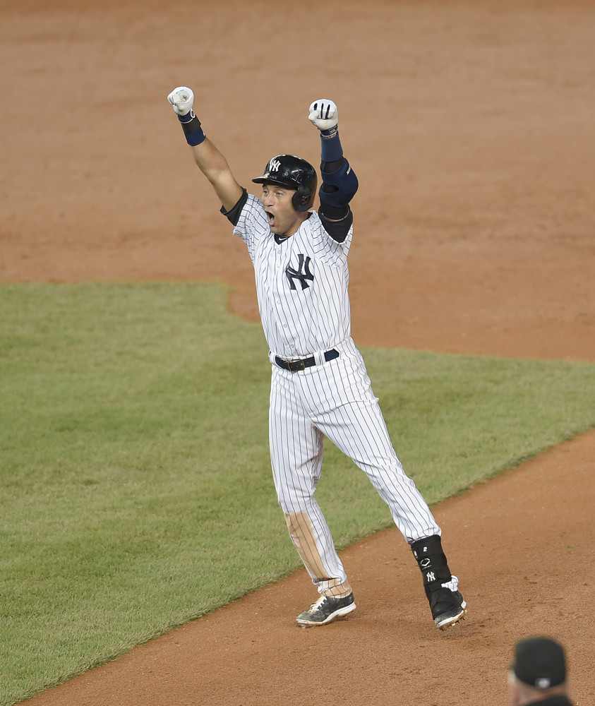 Derek Jeter final home at bat