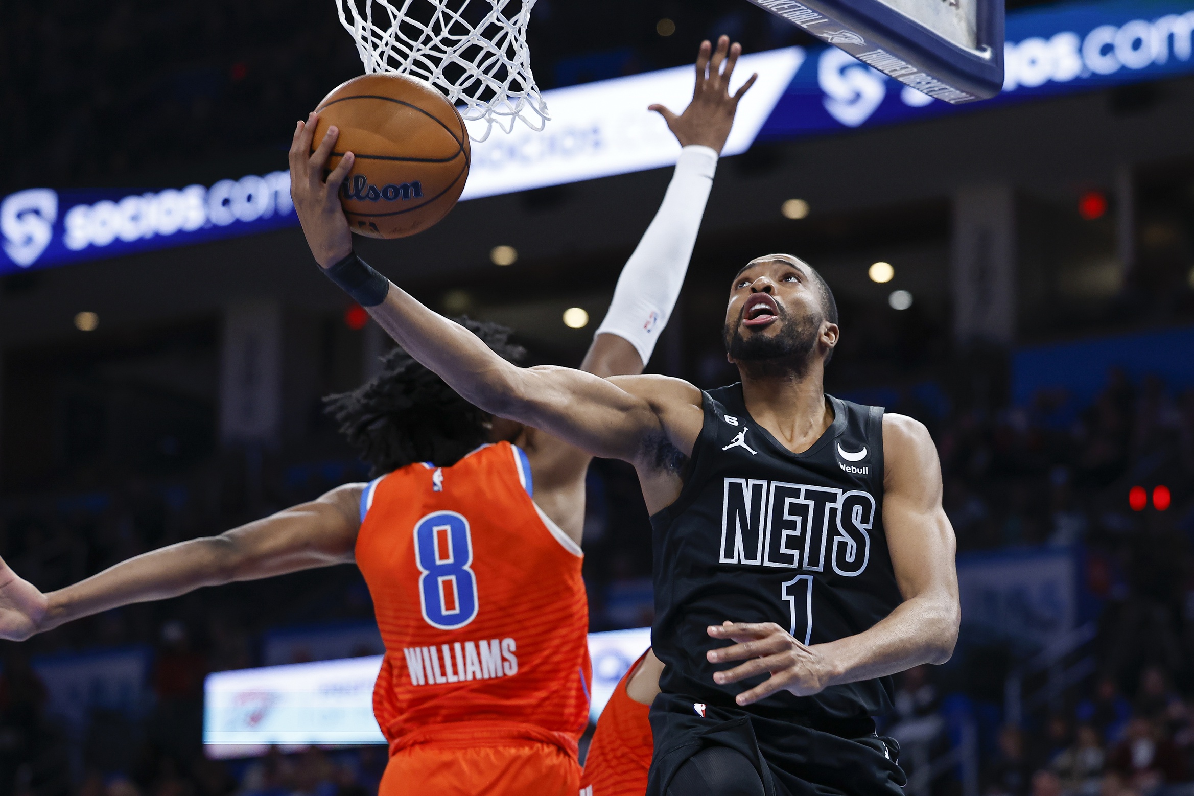 Hot and cold NBA teams against the spread Mikal Bridges Brooklyn Nets