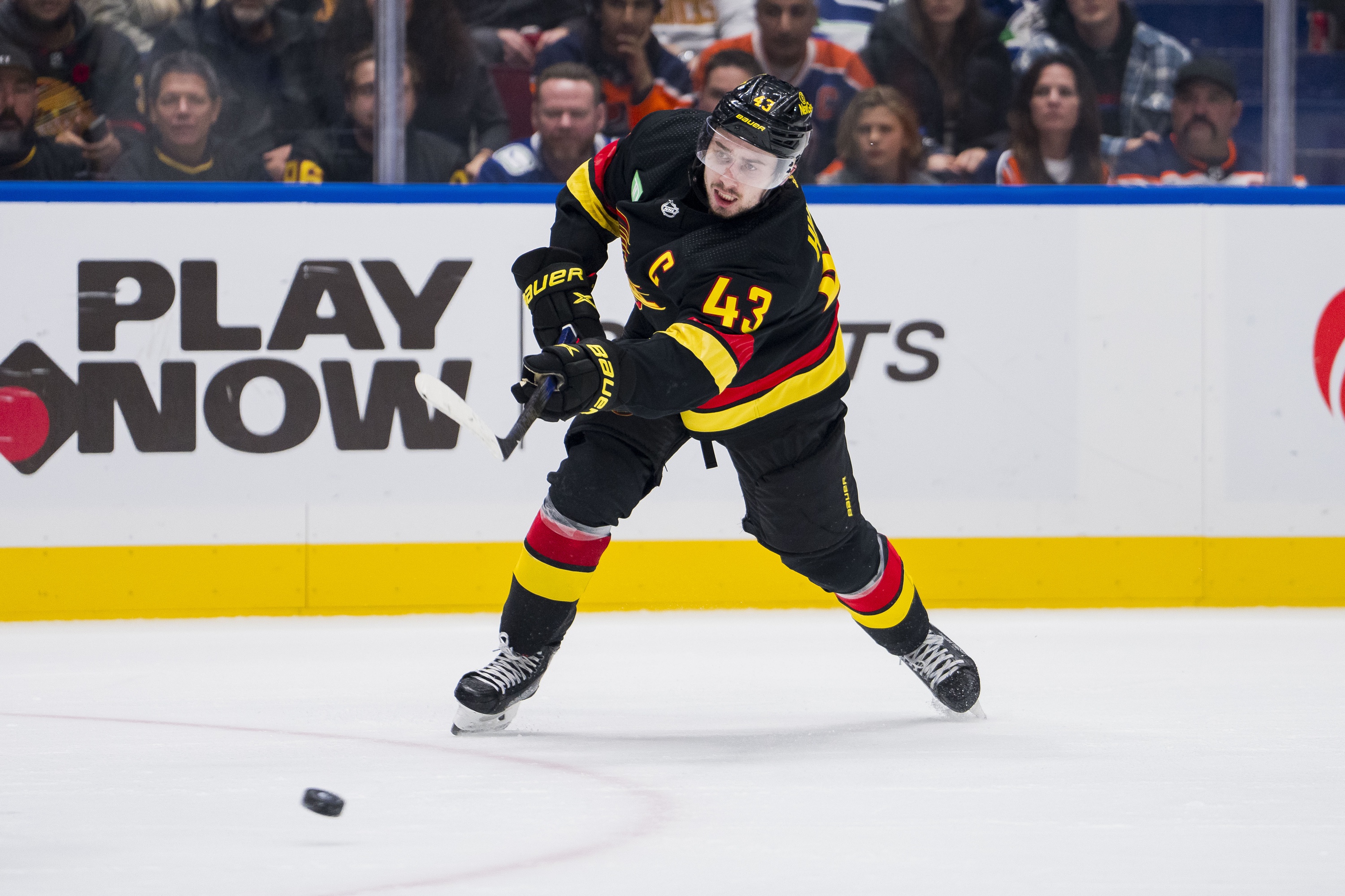 Hot and Cold NHL betting teams Quinn Hughes Vancouver Canucks