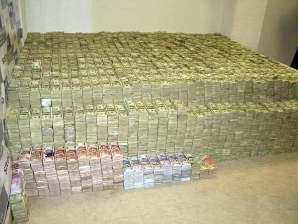 huge stack money