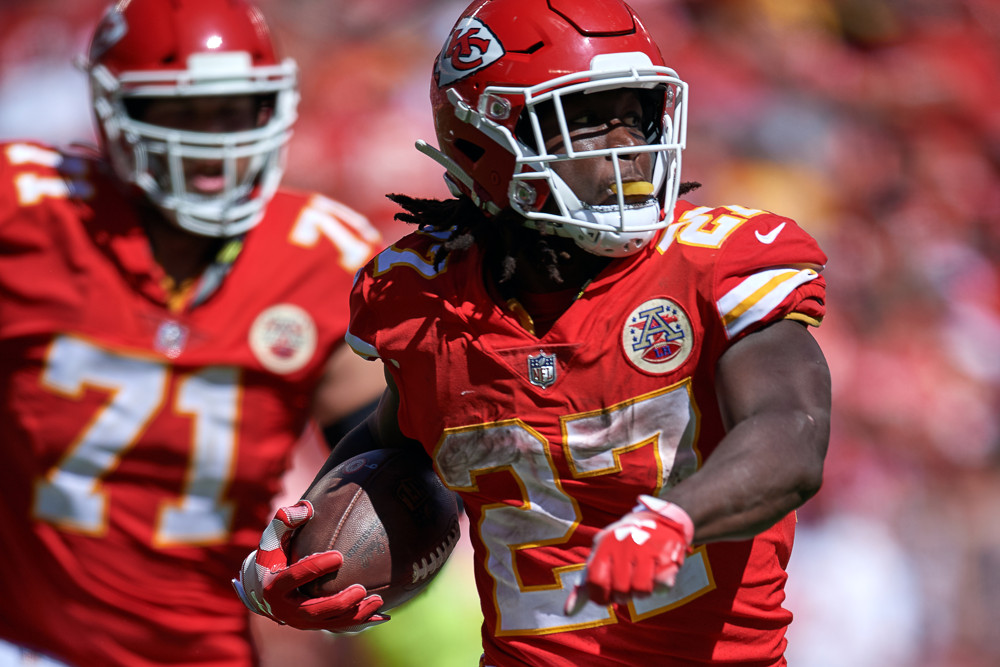 Kansas City Chiefs running back Kareem Hunt