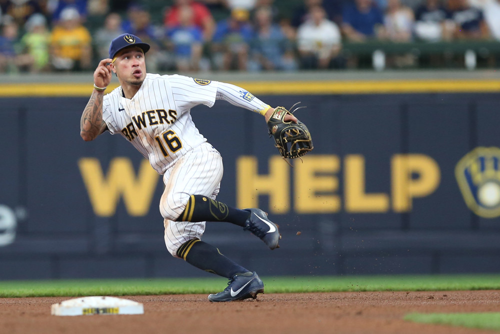 mlb picks Kolten Wong milwaukee brewers predictions best bet odds