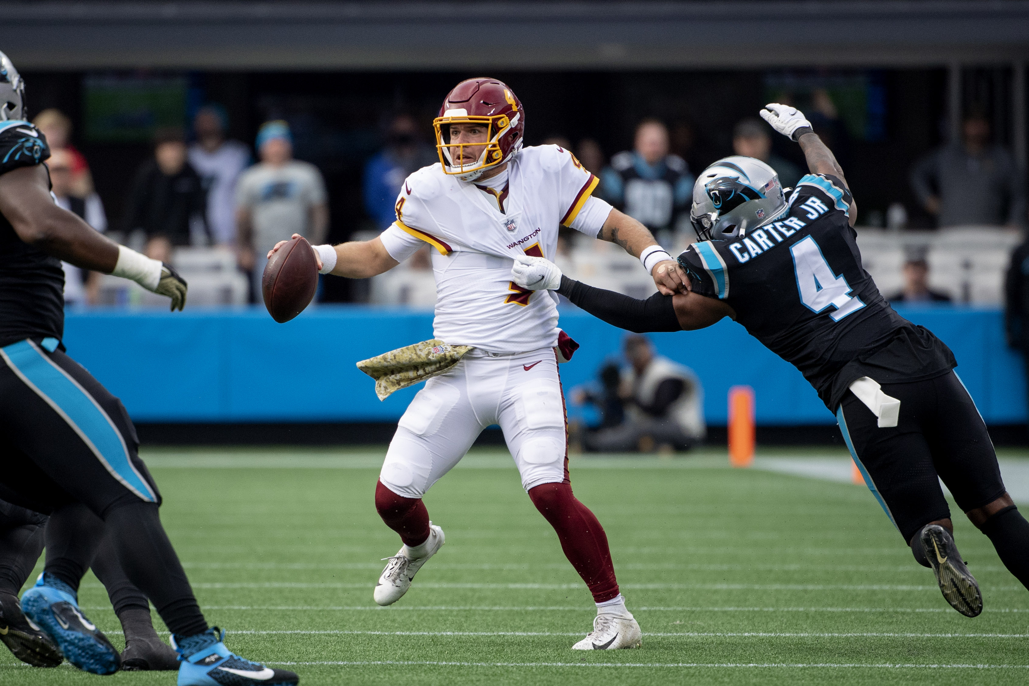 Monday Night Football predictions Week 12 Taylor Heinicke Washington Football Team