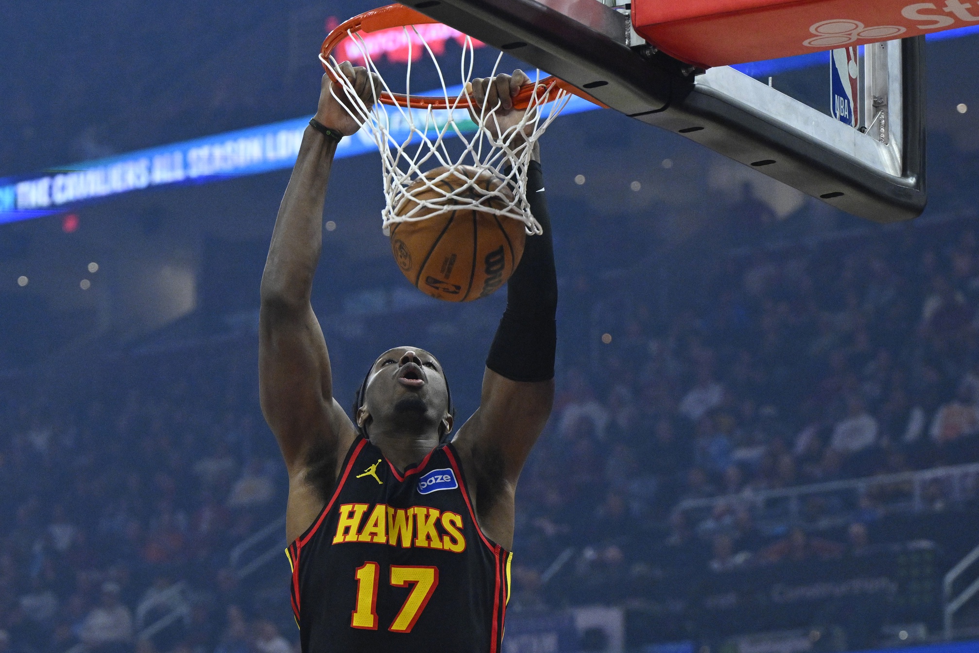 NBA betting Atlanta Hawks season long handicapping vs New York Knicks Onyeka Okongwu 