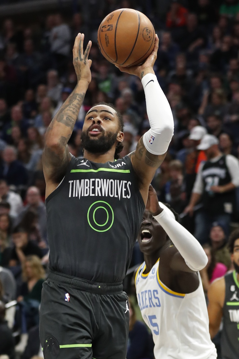 nba picks D'Angelo Russell Minnesota Timberwolves predictions best bet odds