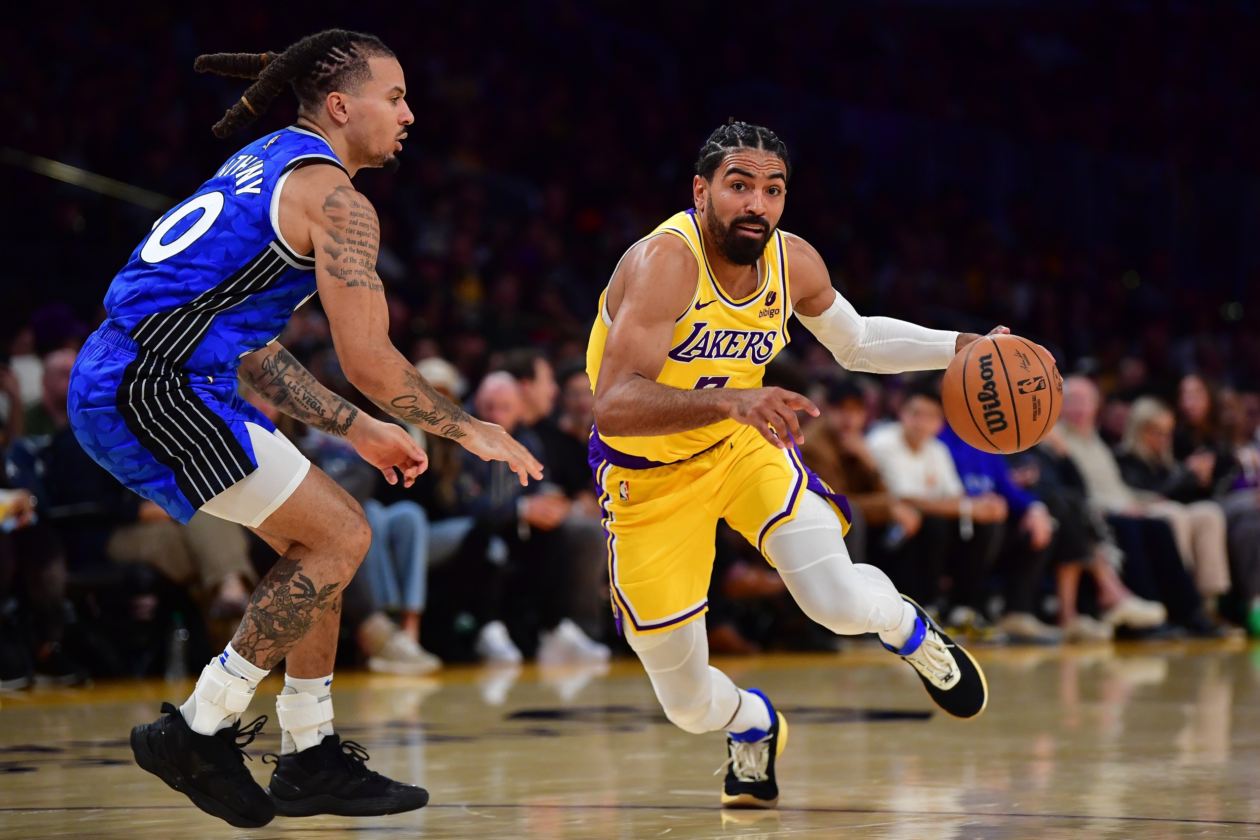 nba picks Gabe Vincent Los Angeles Lakers predictions best bet odds