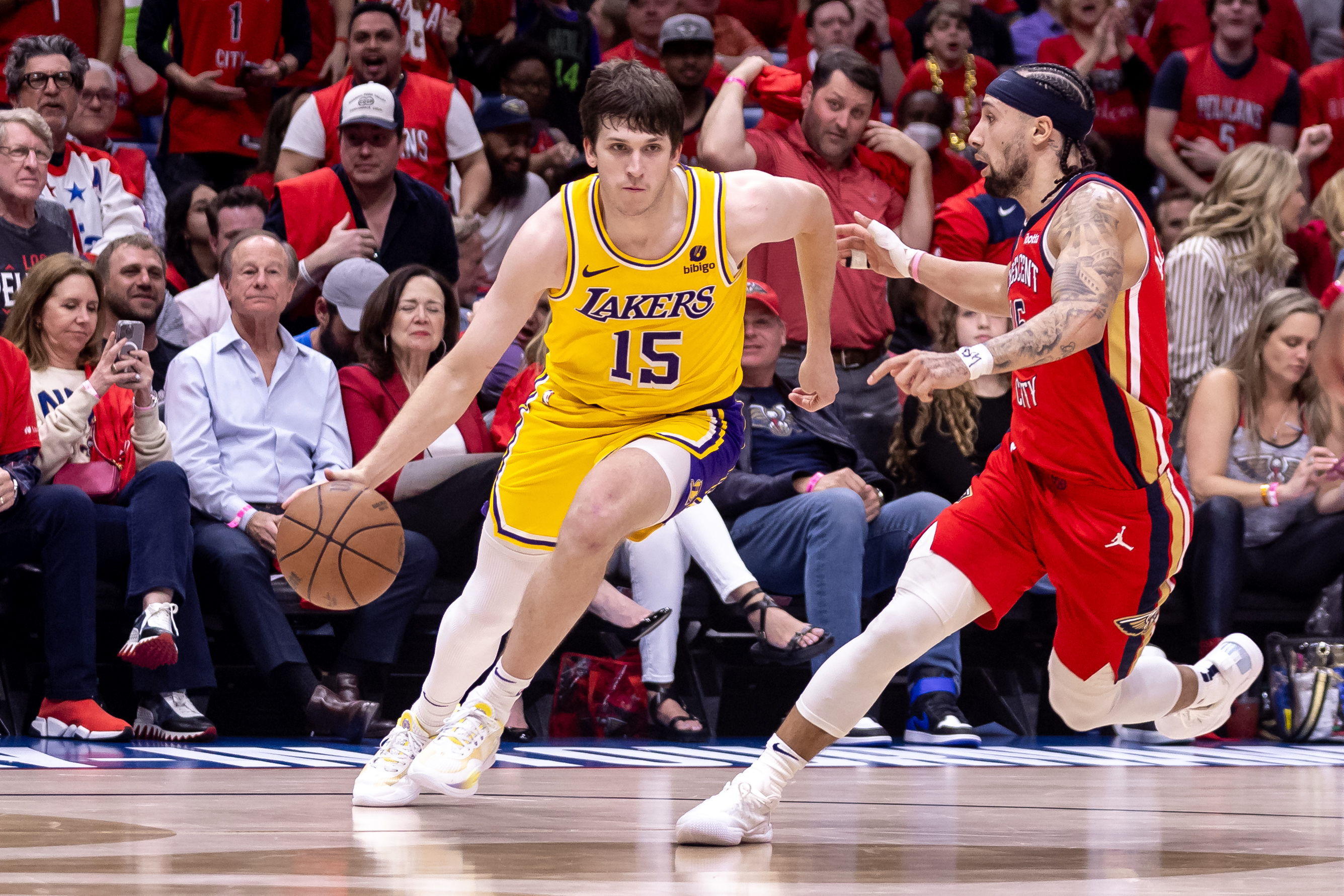 NBA series predictions for Los Angeles Lakers vs Denver Nuggets Austin Reaves