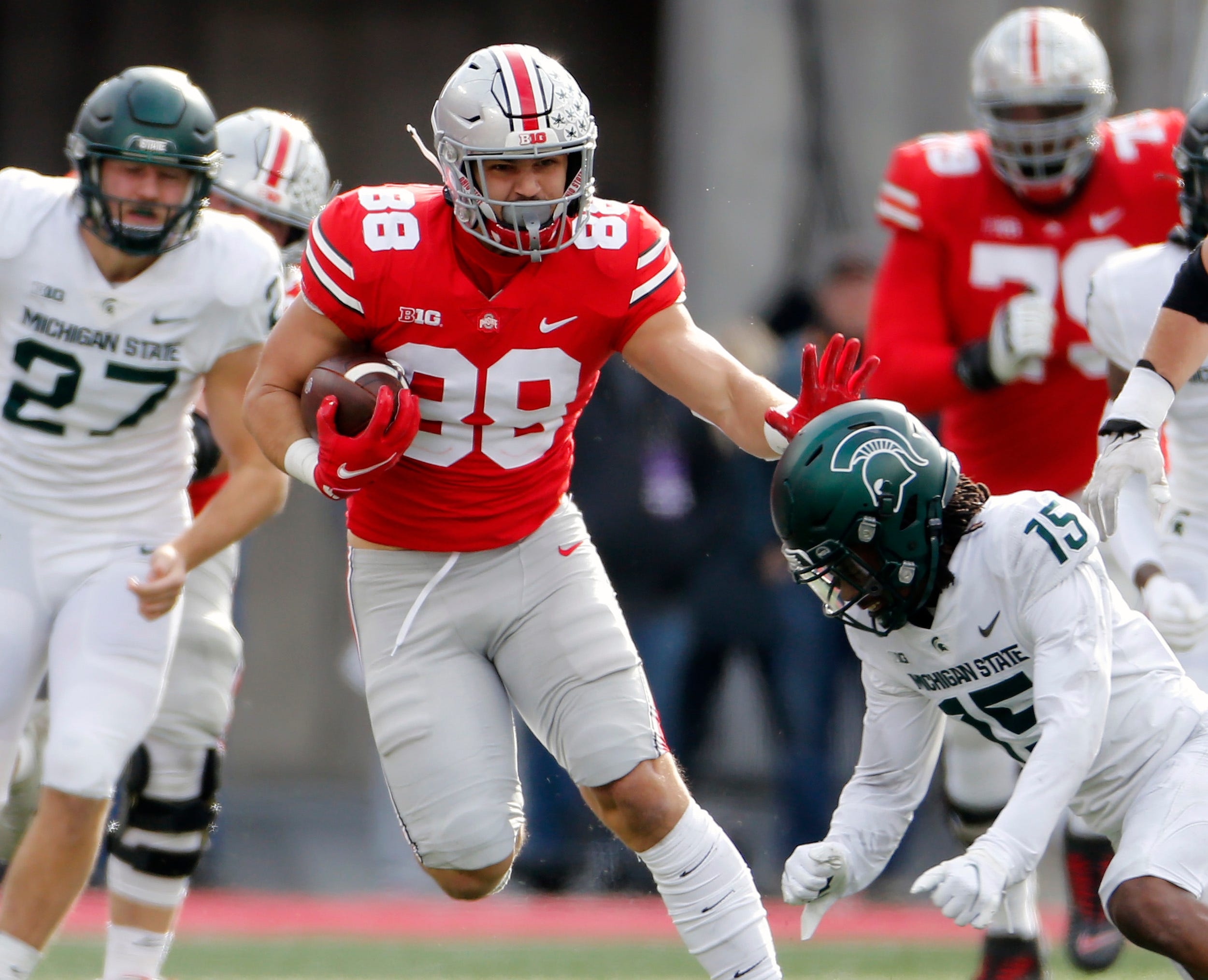 NCAA football predictions Week 13 opening line report Jeremy Ruckert Ohio State Buckeyes