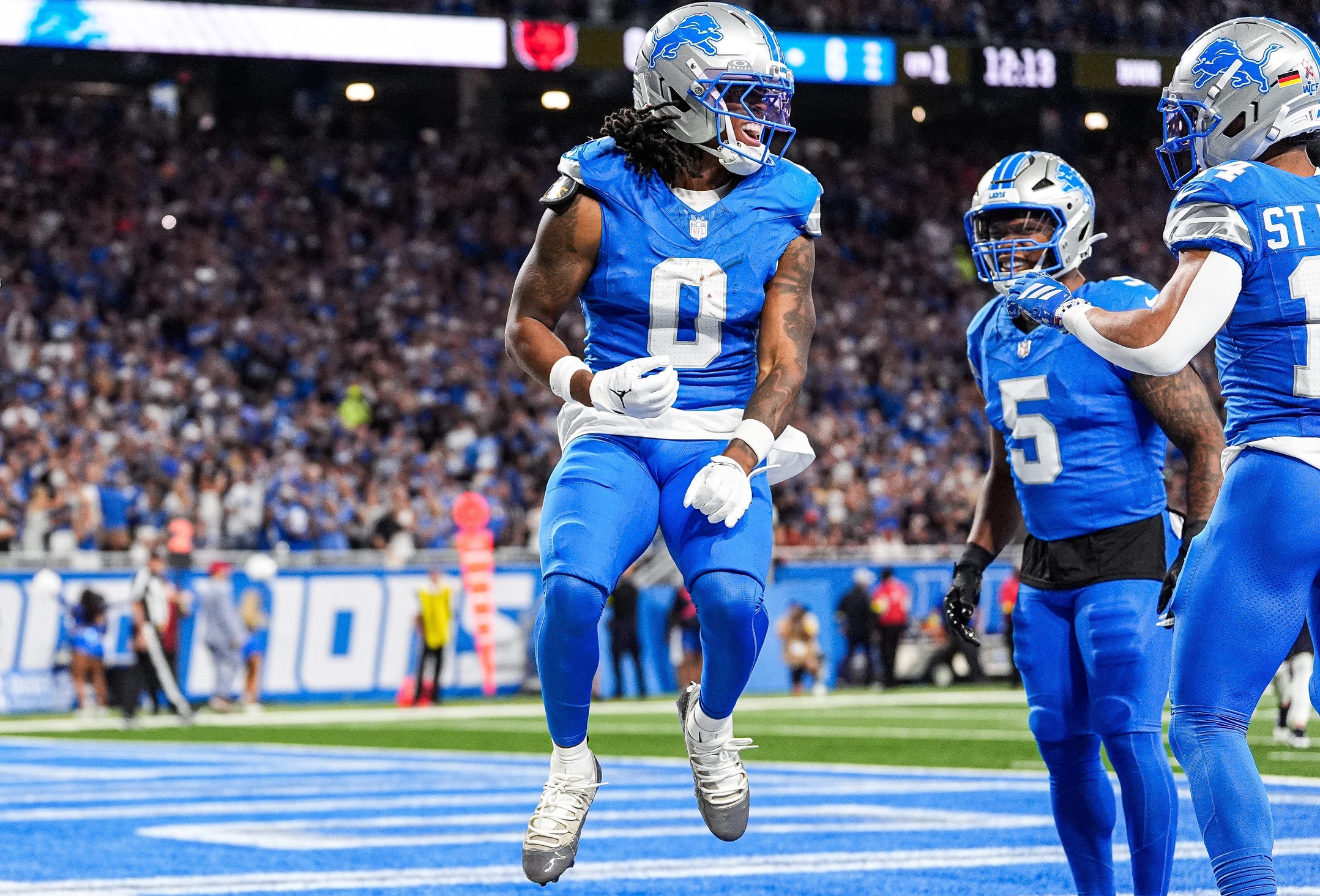 NFL betting predictions Week 1 opening line report and picks Jahmyr Gibbs Detroit Lions