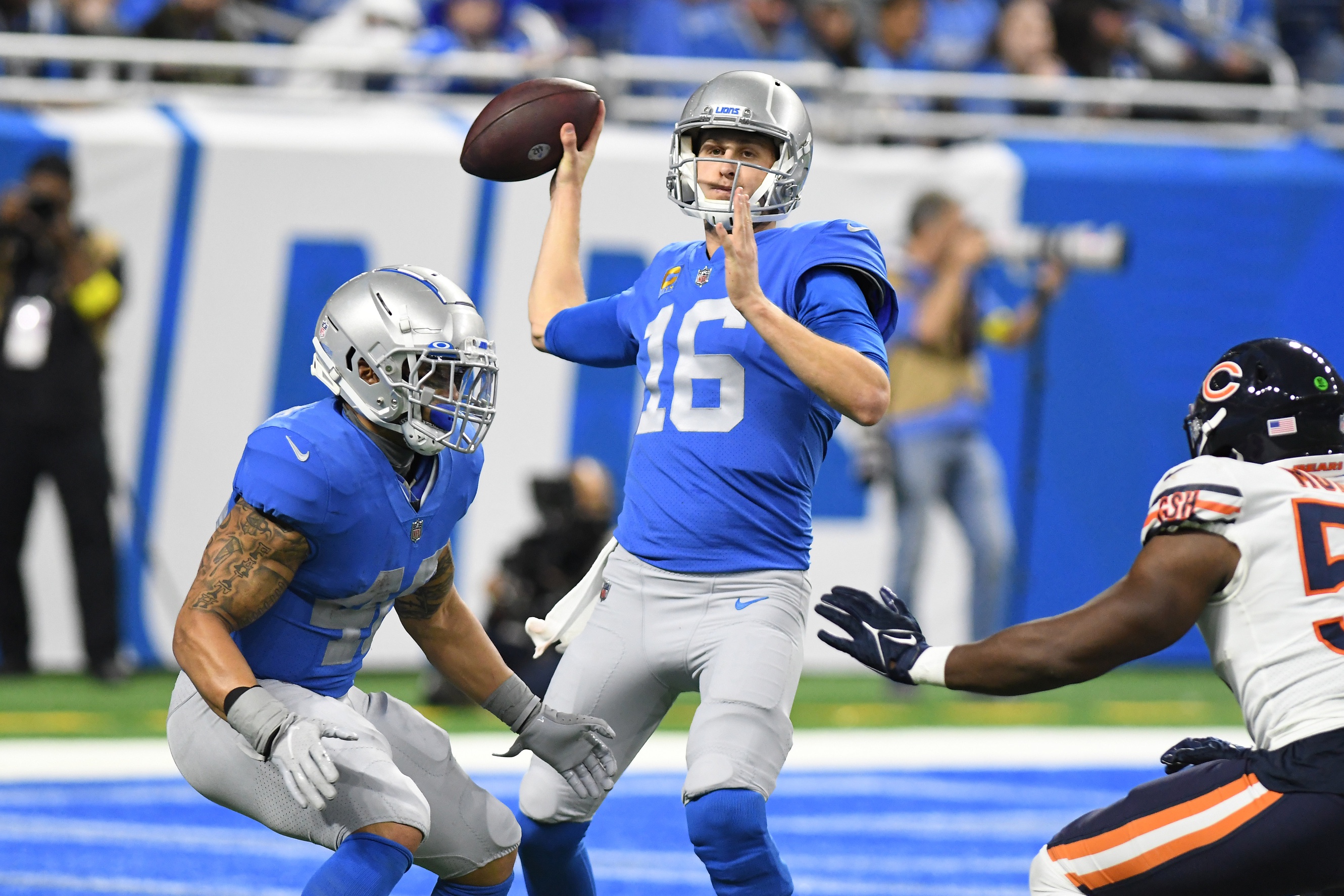NFL betting predictions Week 18 opening line report Jared Goff Detroit Lions