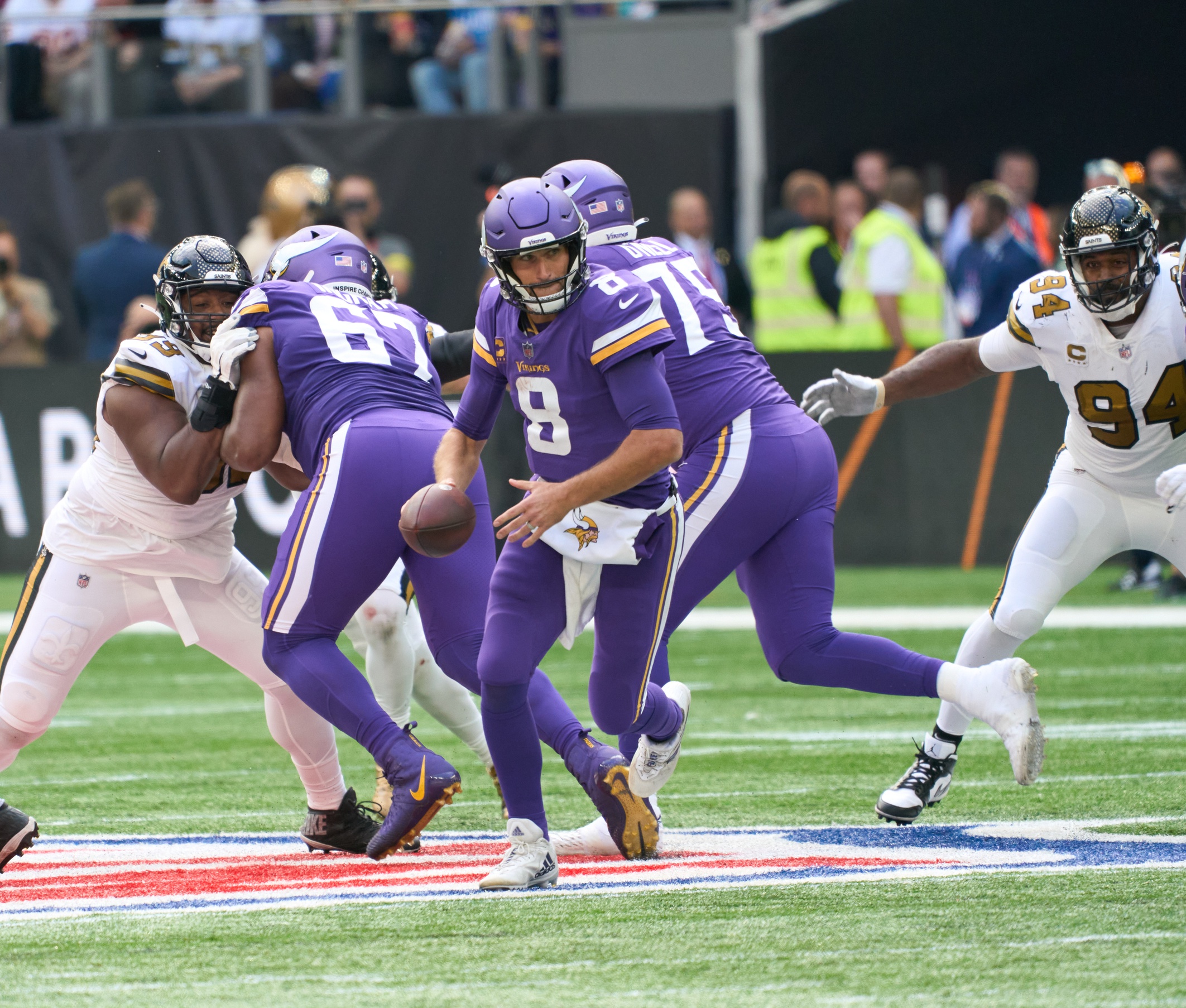 NFL confidence pool picks Week 5 Kirk Cousins Minnesota Vikings
