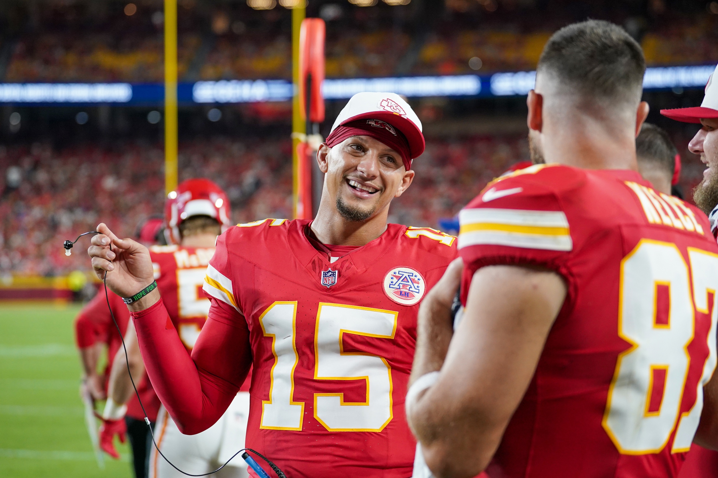 NFL division exact finishing order Patrick Mahomes Kansas City Chiefs