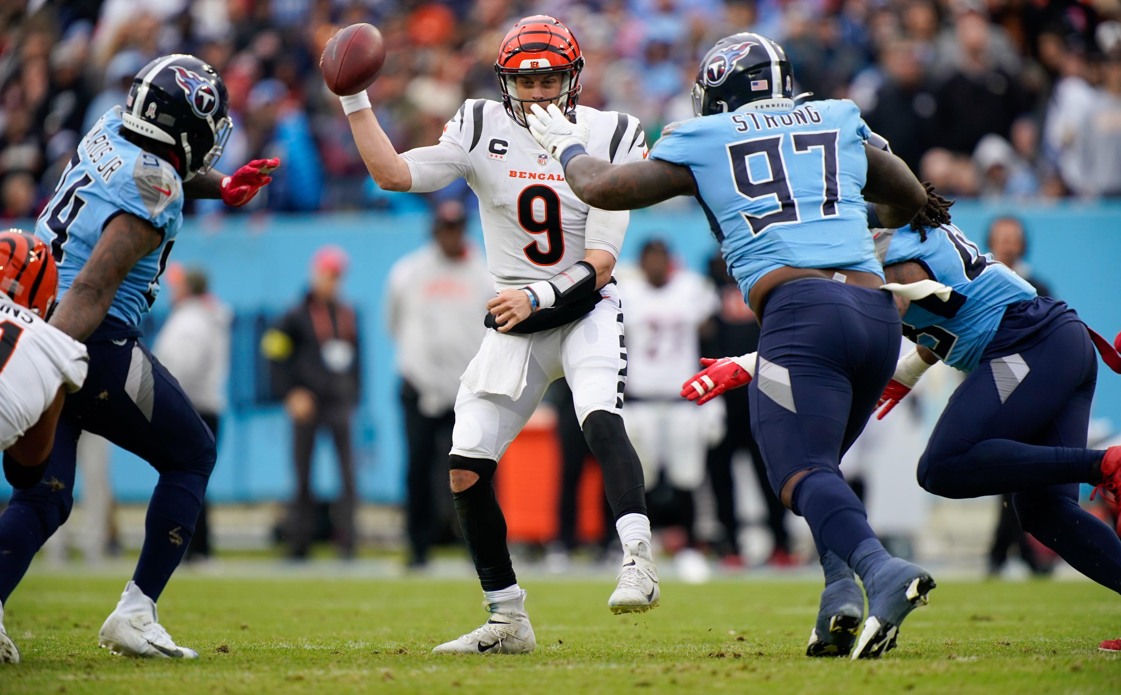 NFL office pool picks Week 13 Joe Burrow Cincinnati Bengals