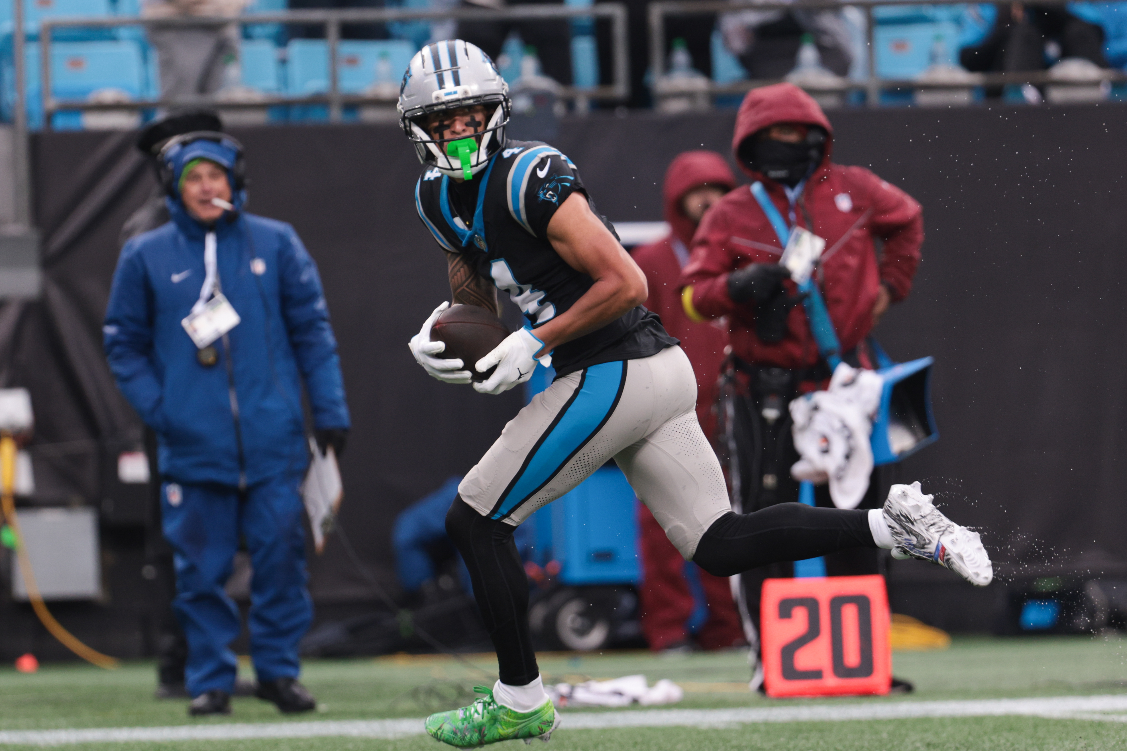 NFL office pool picks Week 15 Tetairoa McMillan Carolina Panthers