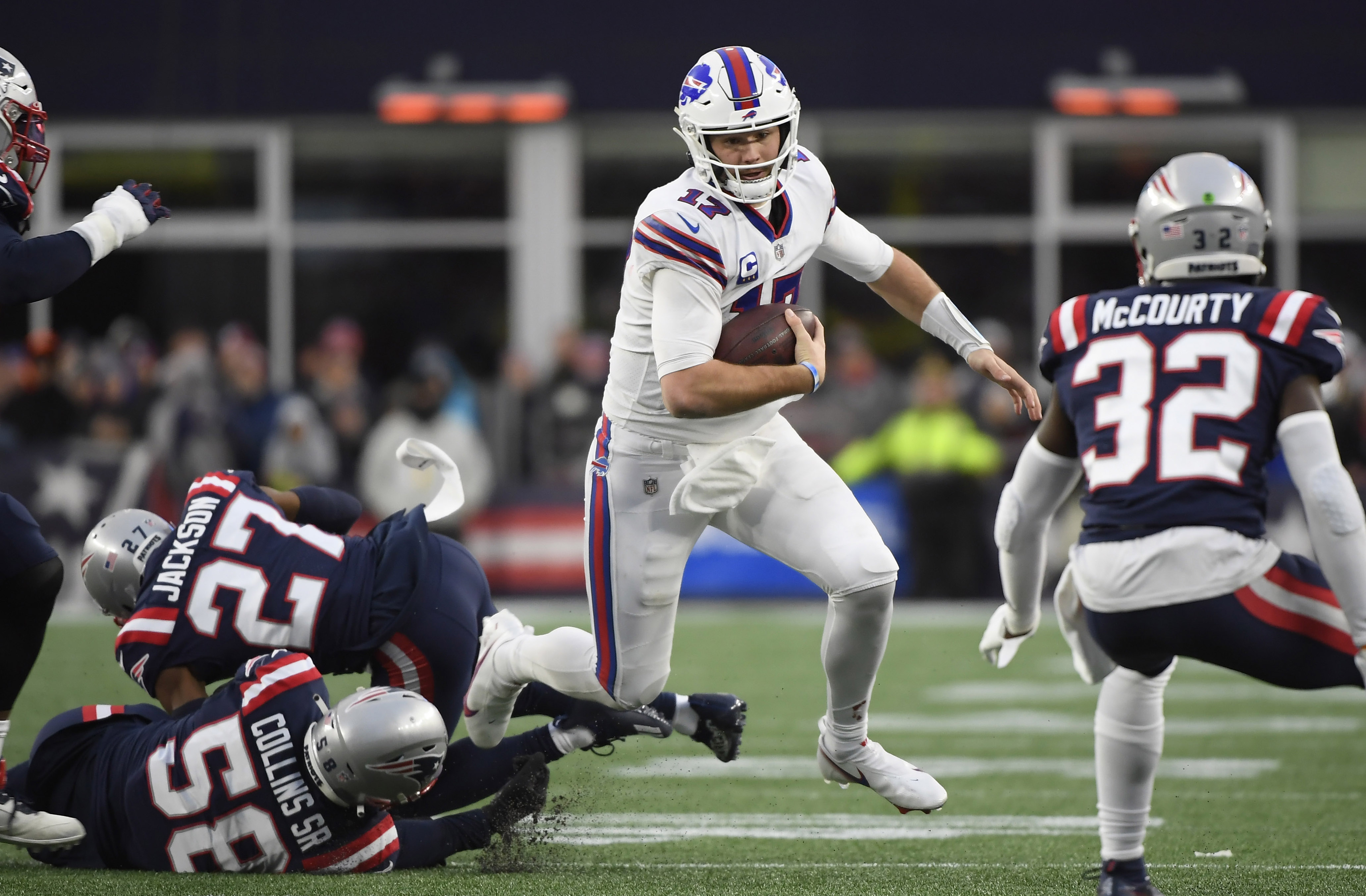 NFL office pool picks Week 17 Josh Allen Buffalo Bills