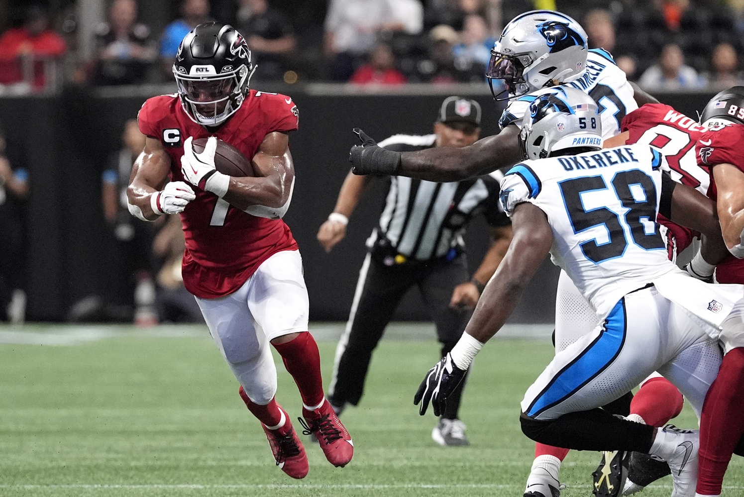 nfl picks Bijan Robinson Atlanta Falcons predictions best bet odds