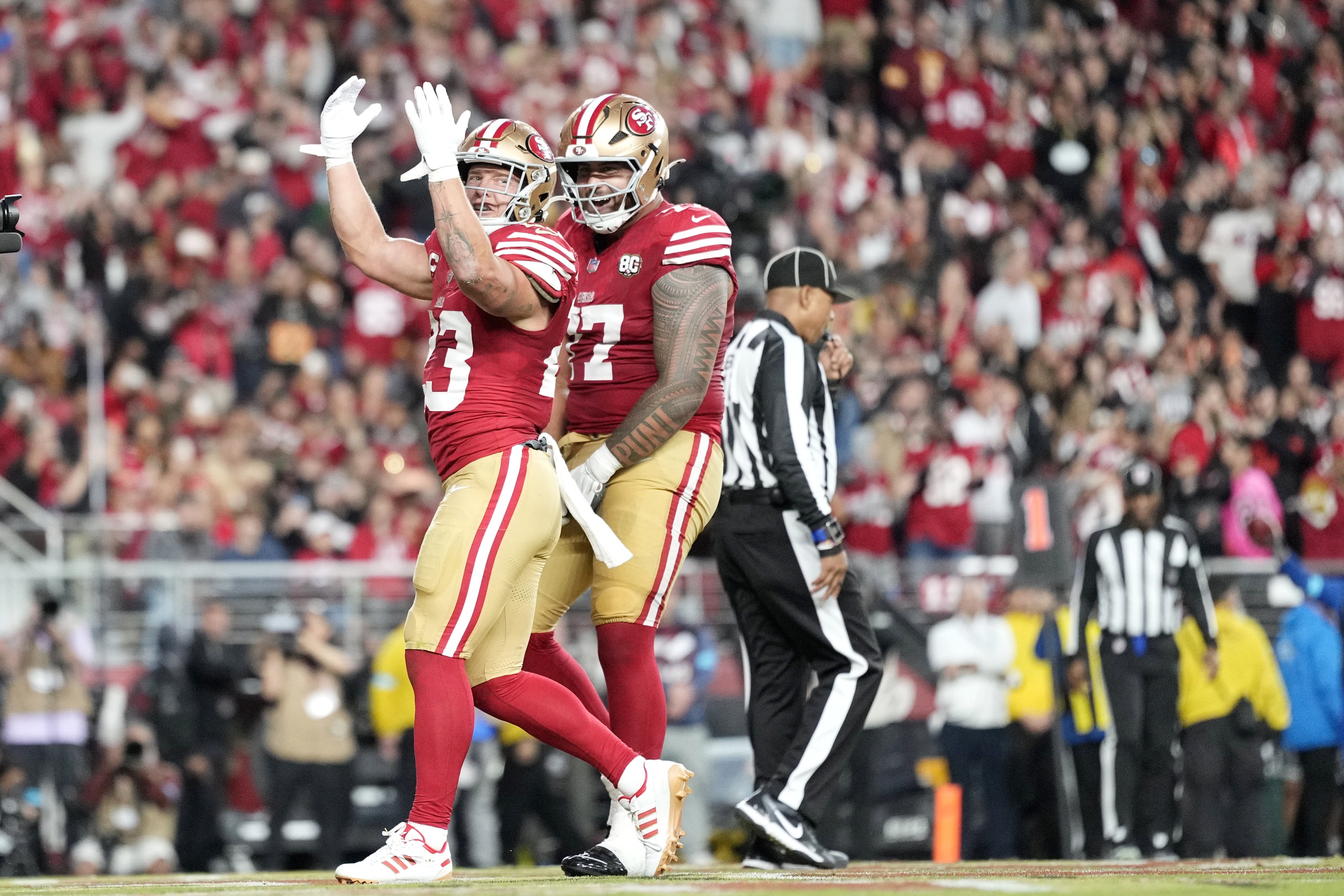 nfl picks Christian McCaffrey San Francisco 49ers predictions best bet odds