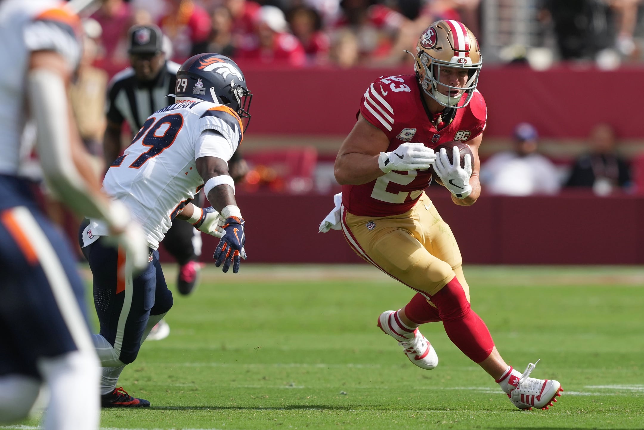 nfl picks Christian McCaffrey San Francisco 49ers predictions best bet odds