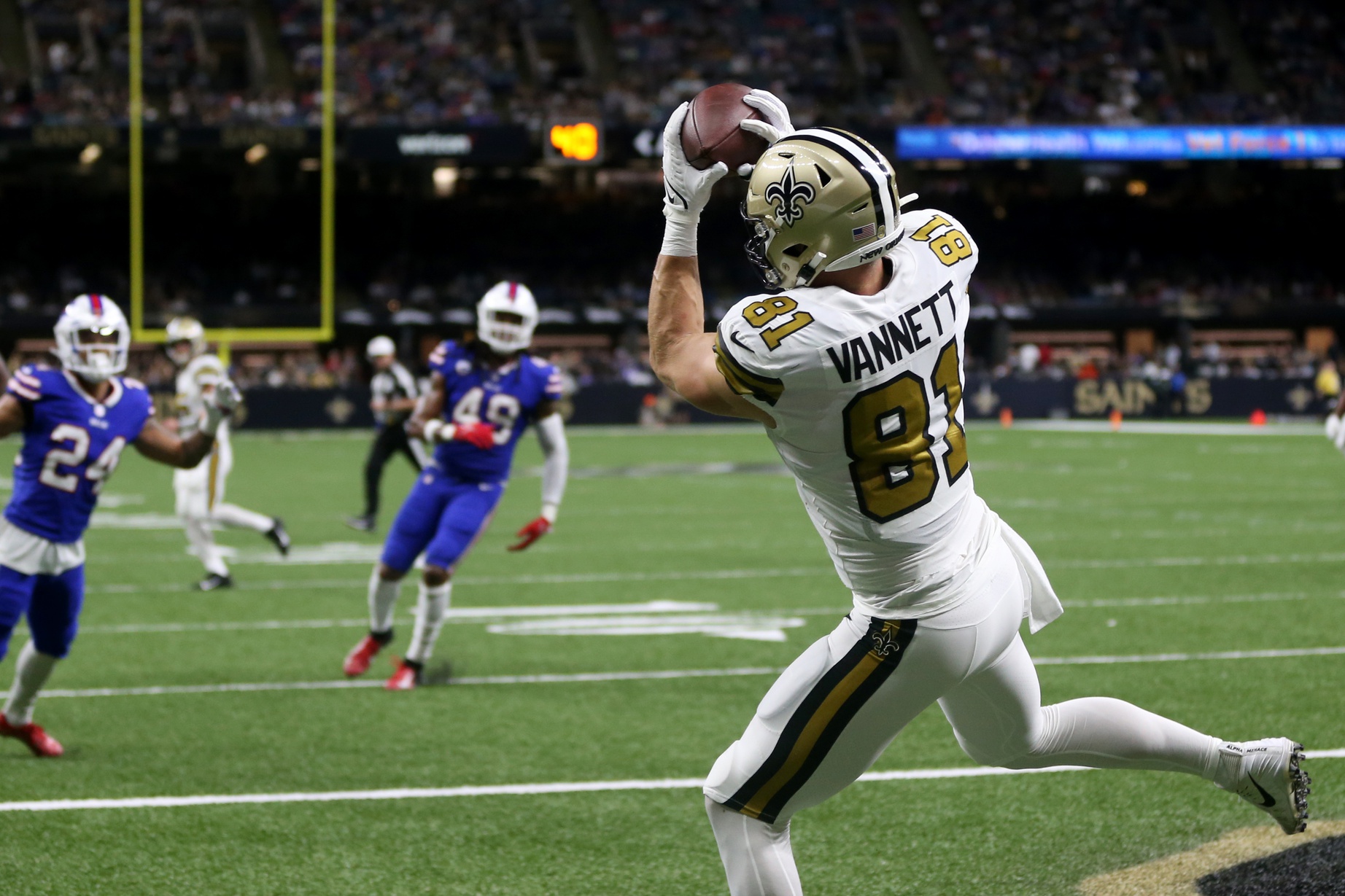 nfl picks Nick Vannett New Orleans Saints predictions best bet odds