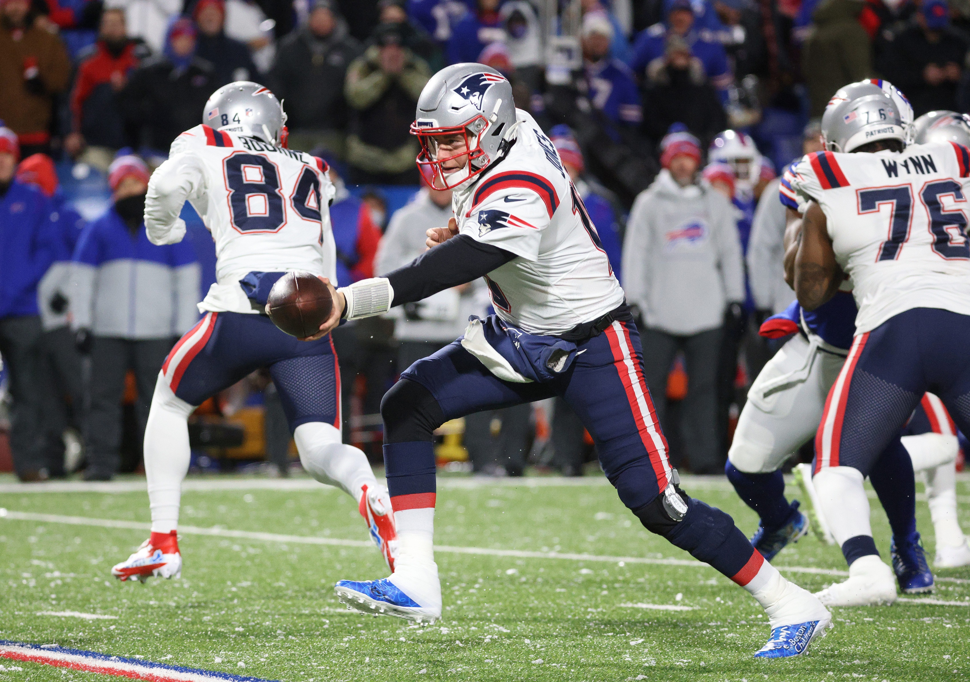 NFL predictions Mac Jones New England Patriots Week 15 opening line report picks