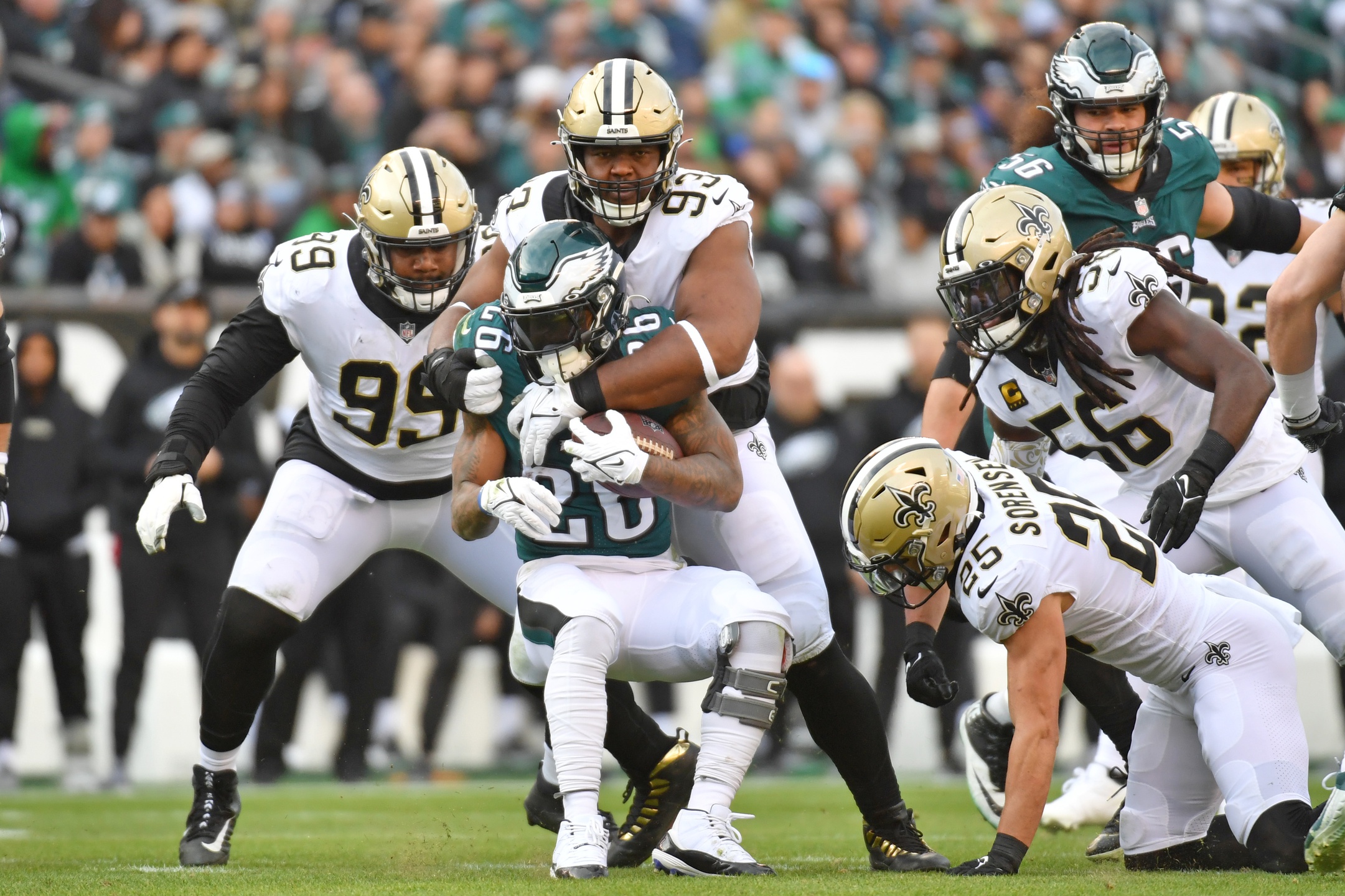 NFL Survivor pool picks Week 18 Miles Sanders Philadelphia Eagles