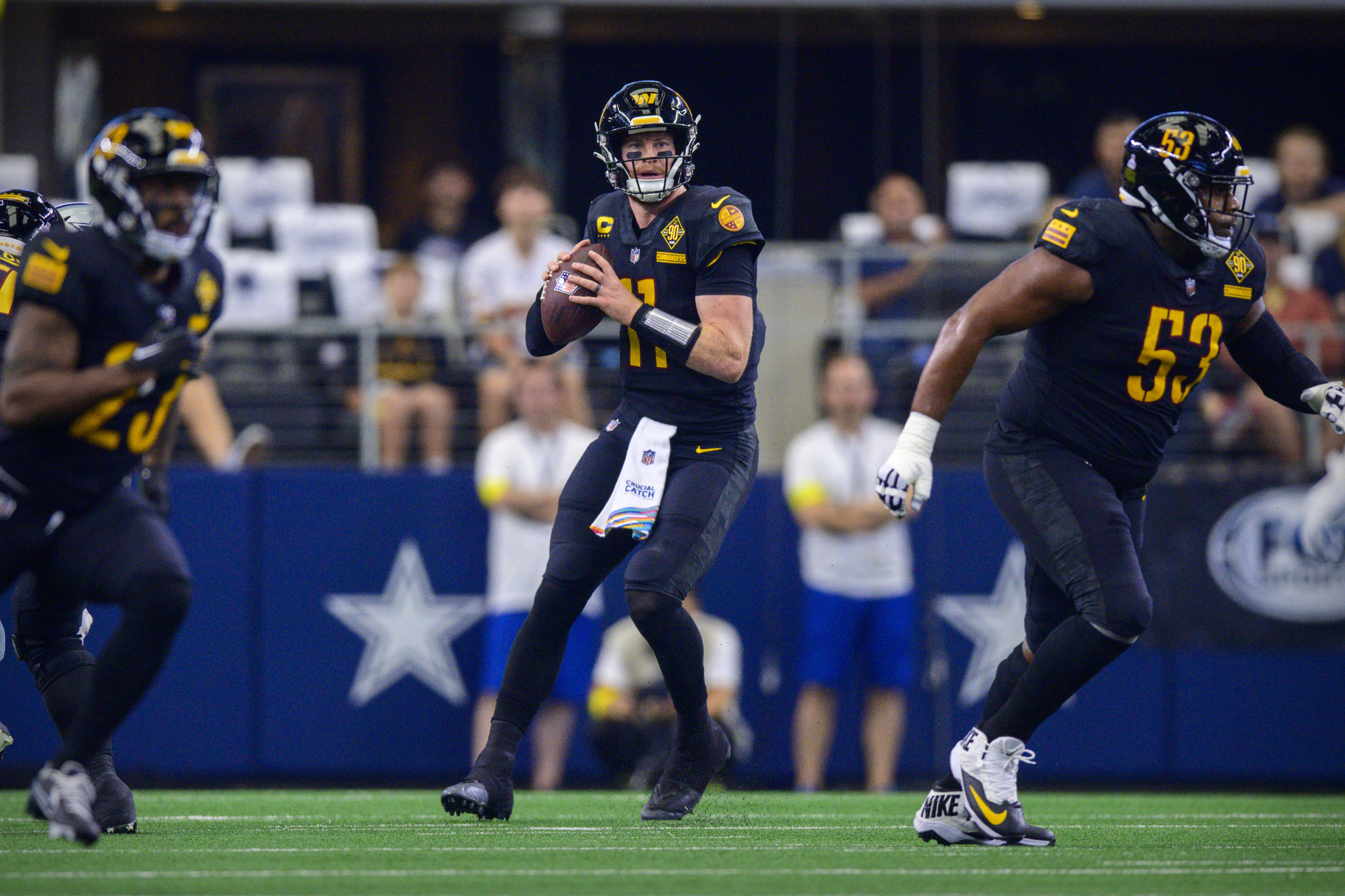 NFL survivor pool picks Week 5 Carson Wentz Washington Commanders
