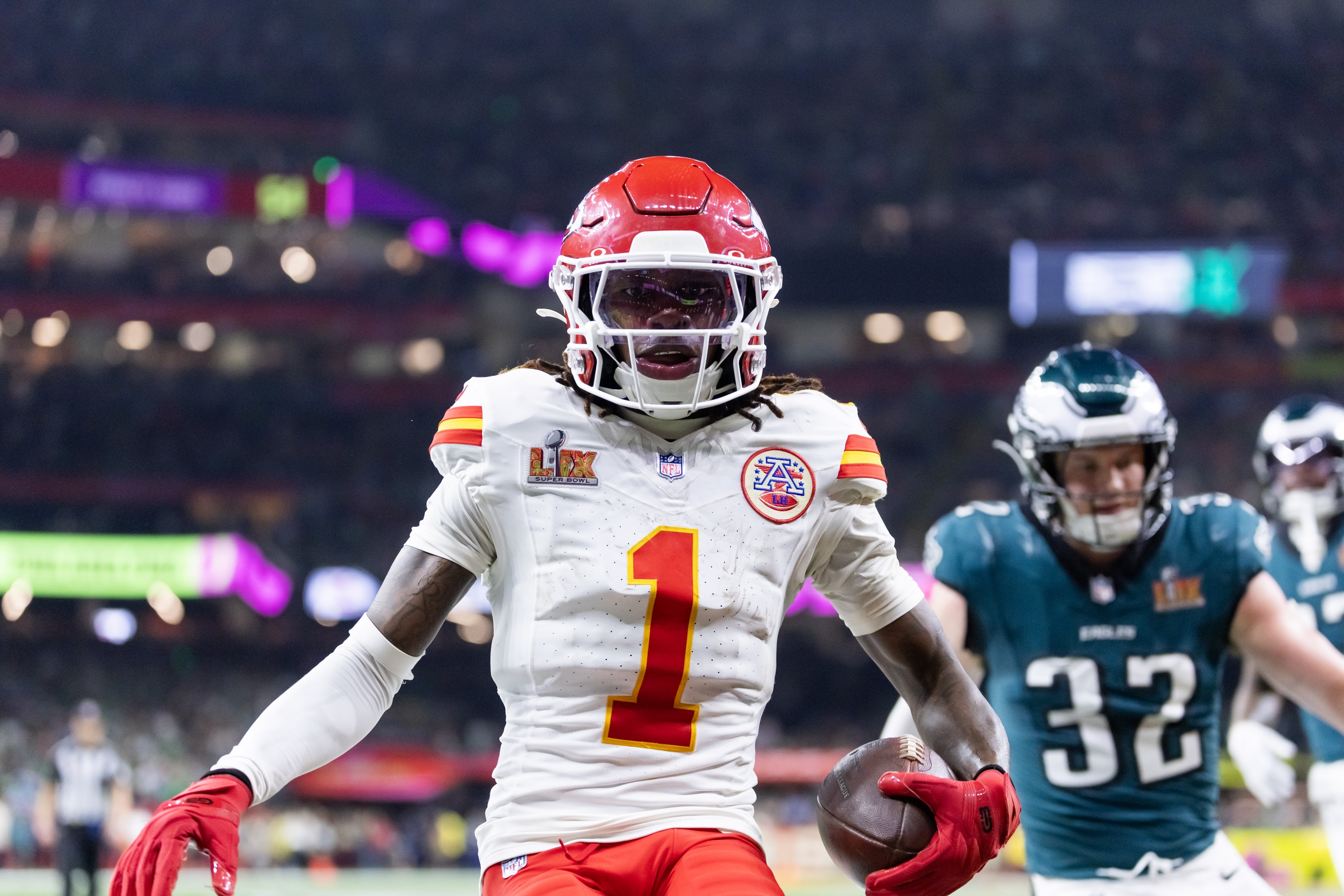 Sports betting statistics Xavier Worthy Kansas City Chiefs