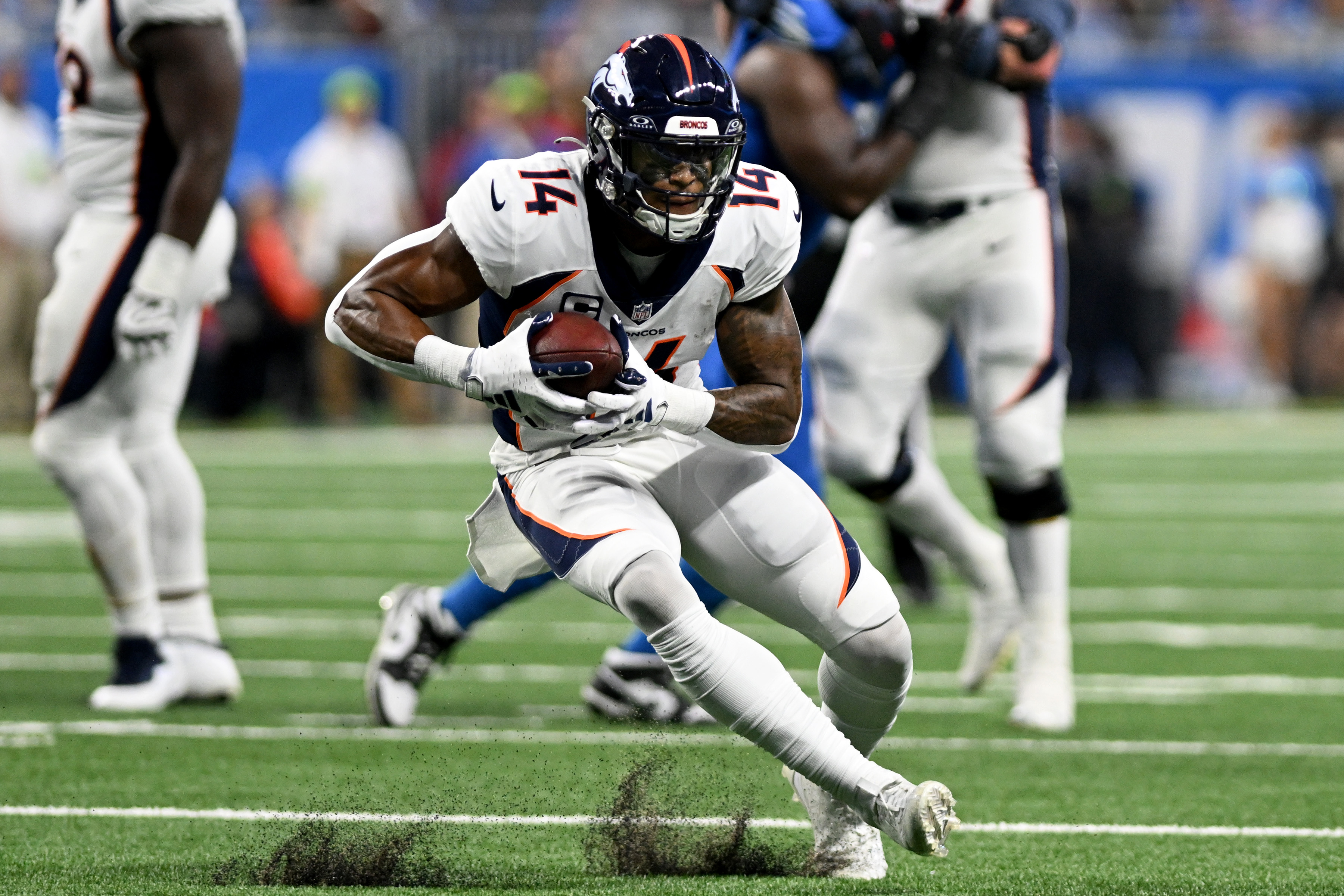 Sunday Night Football predictions New England Patriots Denver Broncos Courtland Sutton