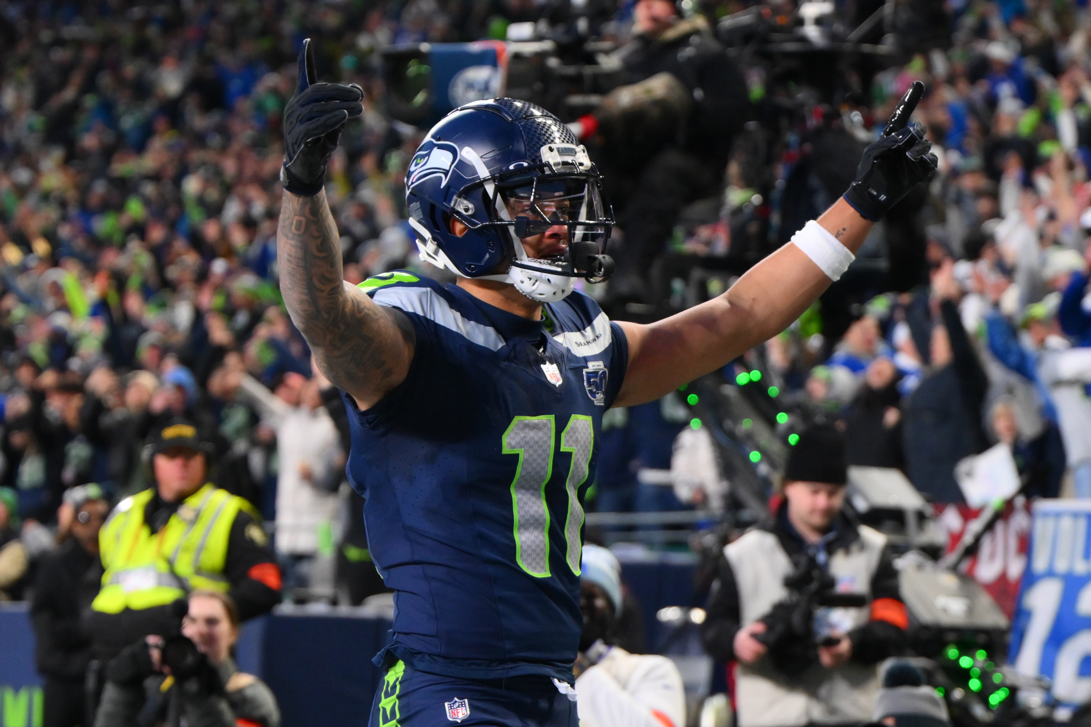 Super Bowl first touchdown scored props odds and predictions Jaxon Smith-Njigba Seattle Seahawks
