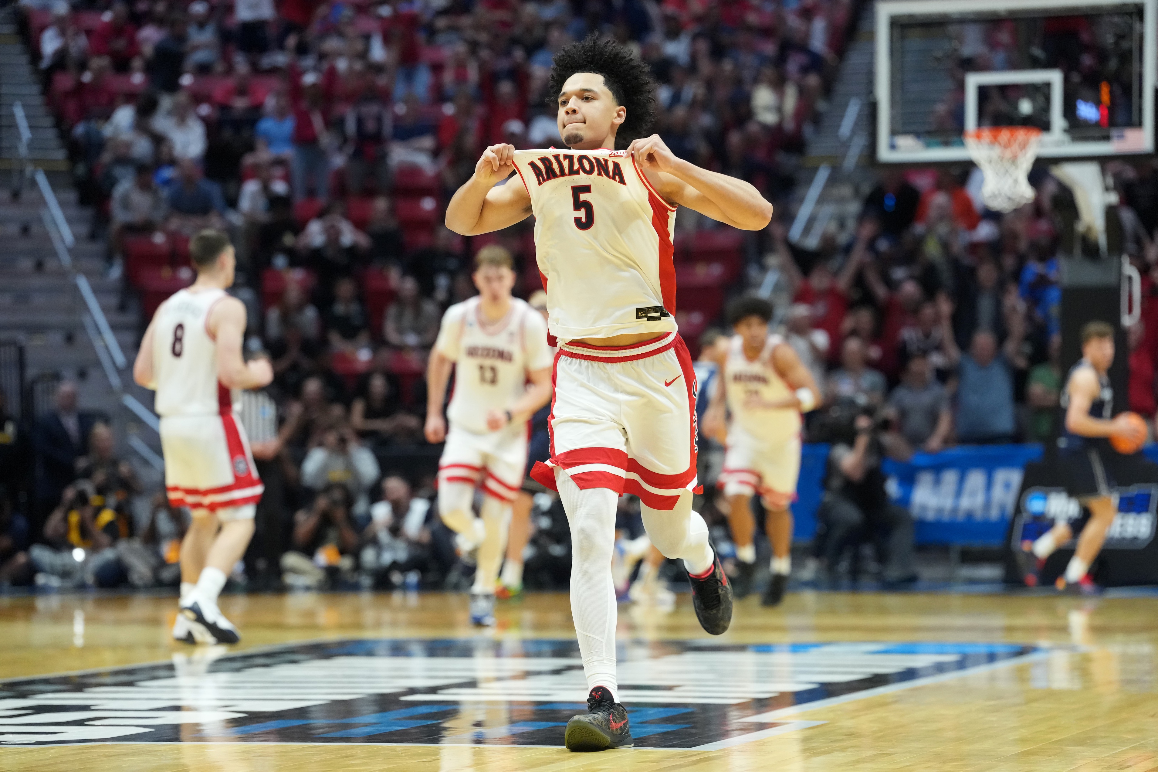 Sweet 16 bracket picks Brayden Burries Arizona Wildcats
