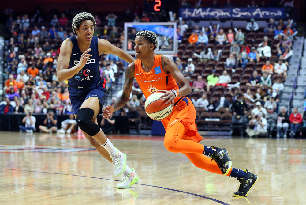 Washington Mystics forward Tianna Hawkins