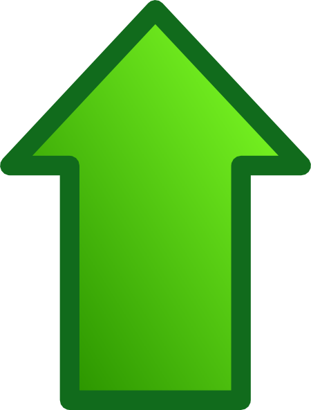 upward arrow