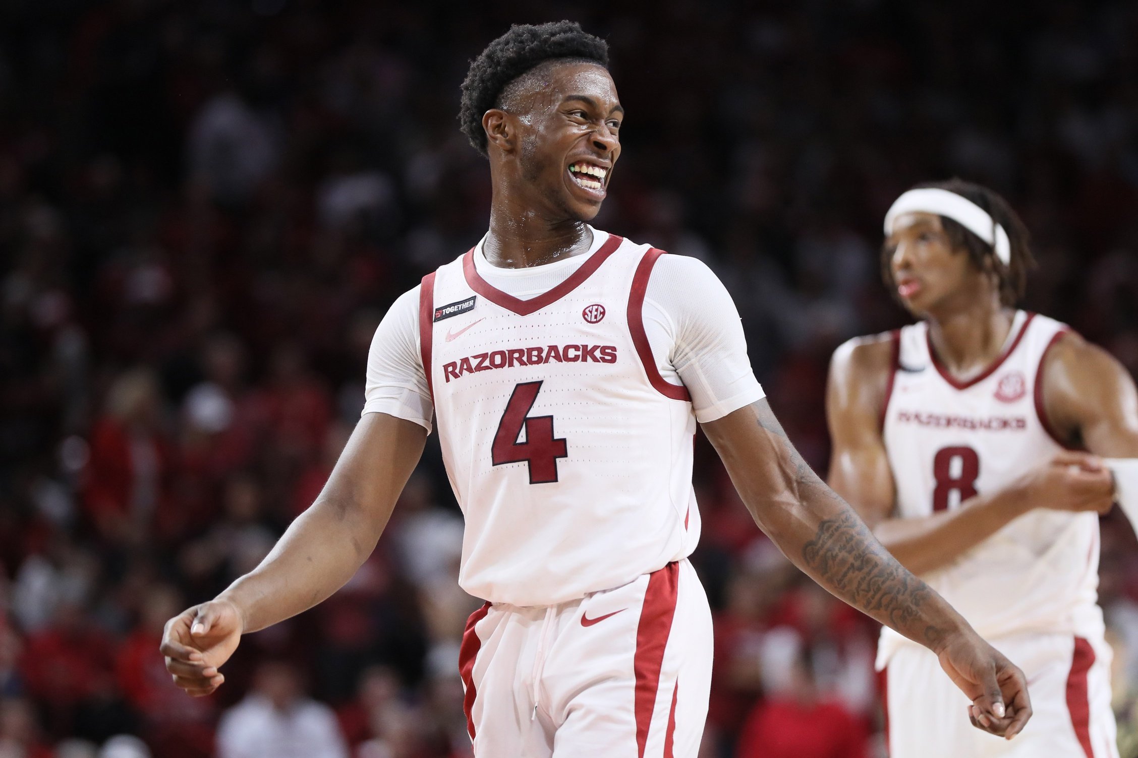 college basketball picks Davonte Davis Arkansas Razorbacks predictions best bet odds