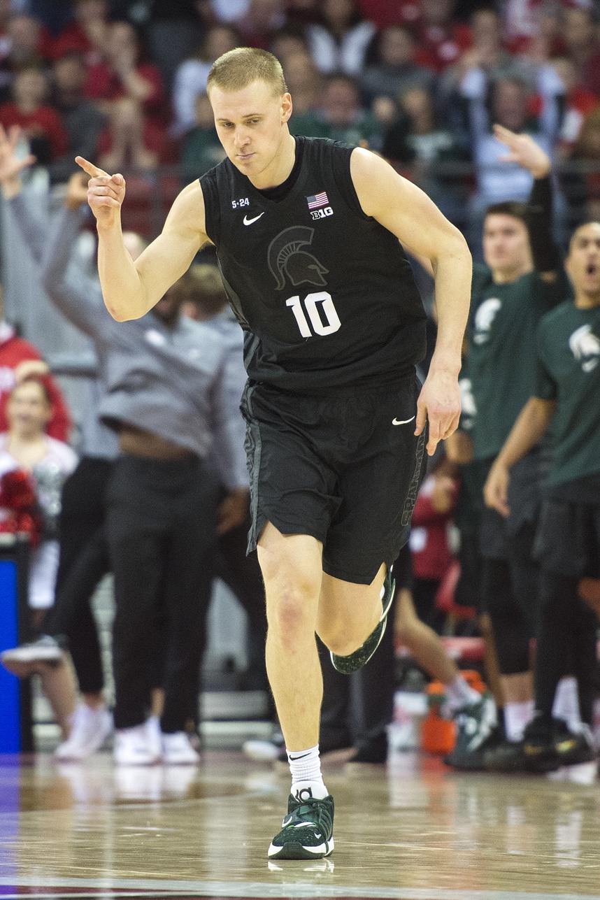 college basketball picks Joey Hauser Michigan State Spartans predictions best bet odds