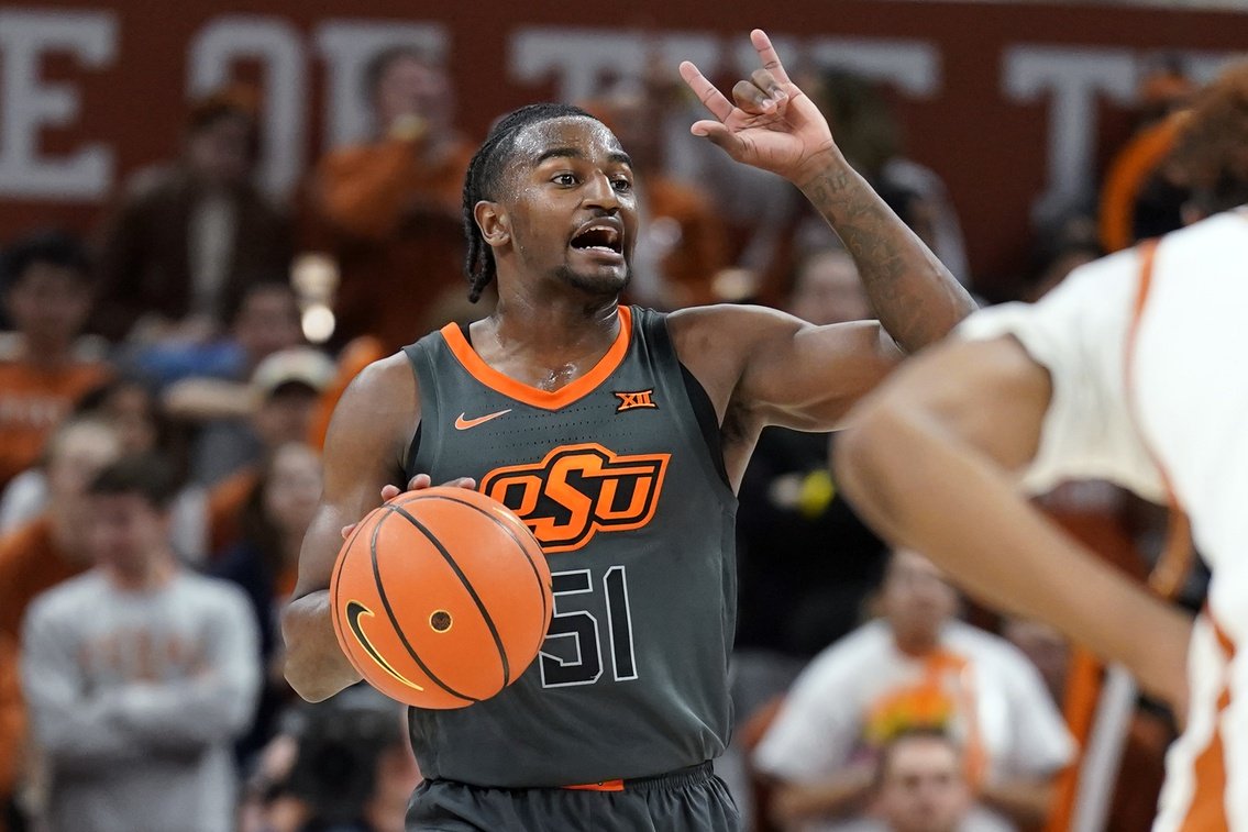 college basketball picks John-Michael Wright Oklahoma State Cowboys predictions best bet odds