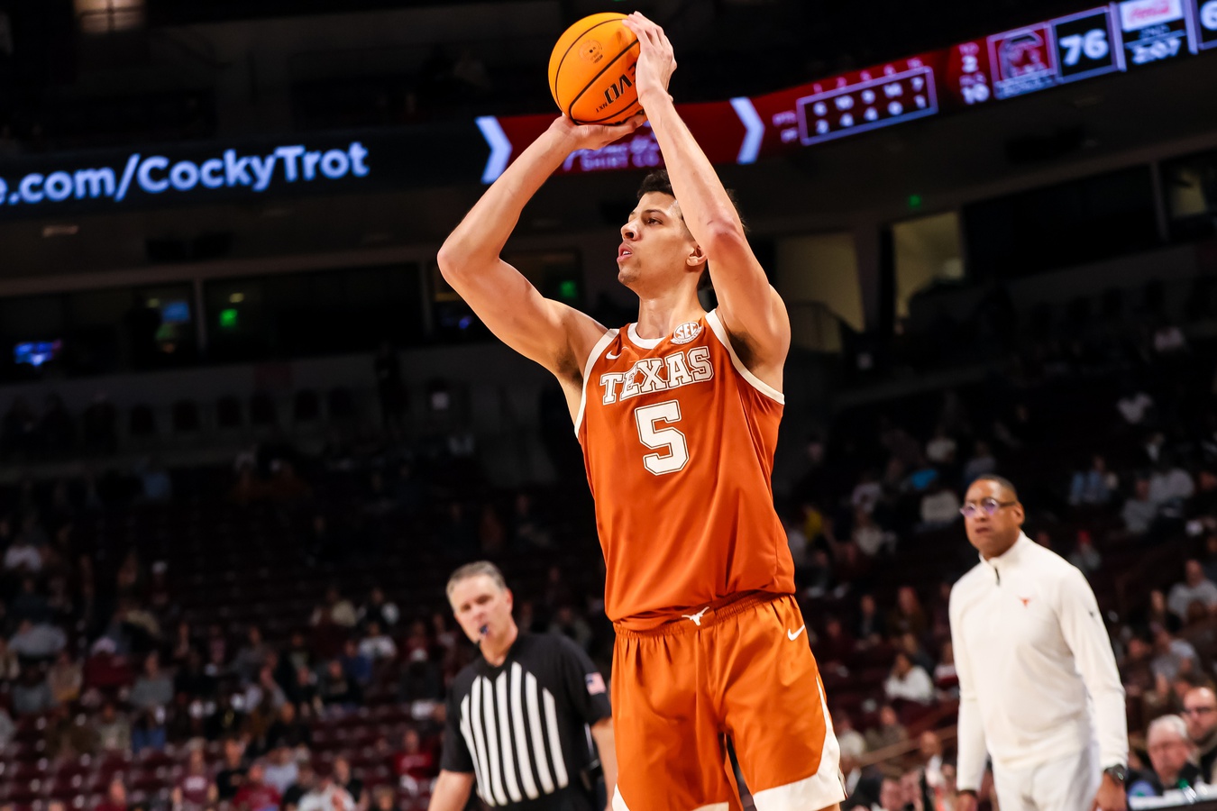 college basketball picks Kadin Shedrick Texas Longhorns predictions best bet odds