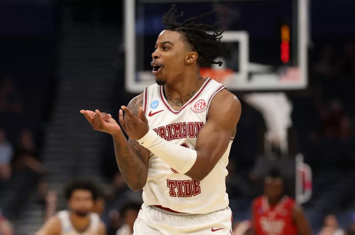 College Basketball Predictions for Alabama Crimson Tide featuring Latrell Wrightsell Jr.