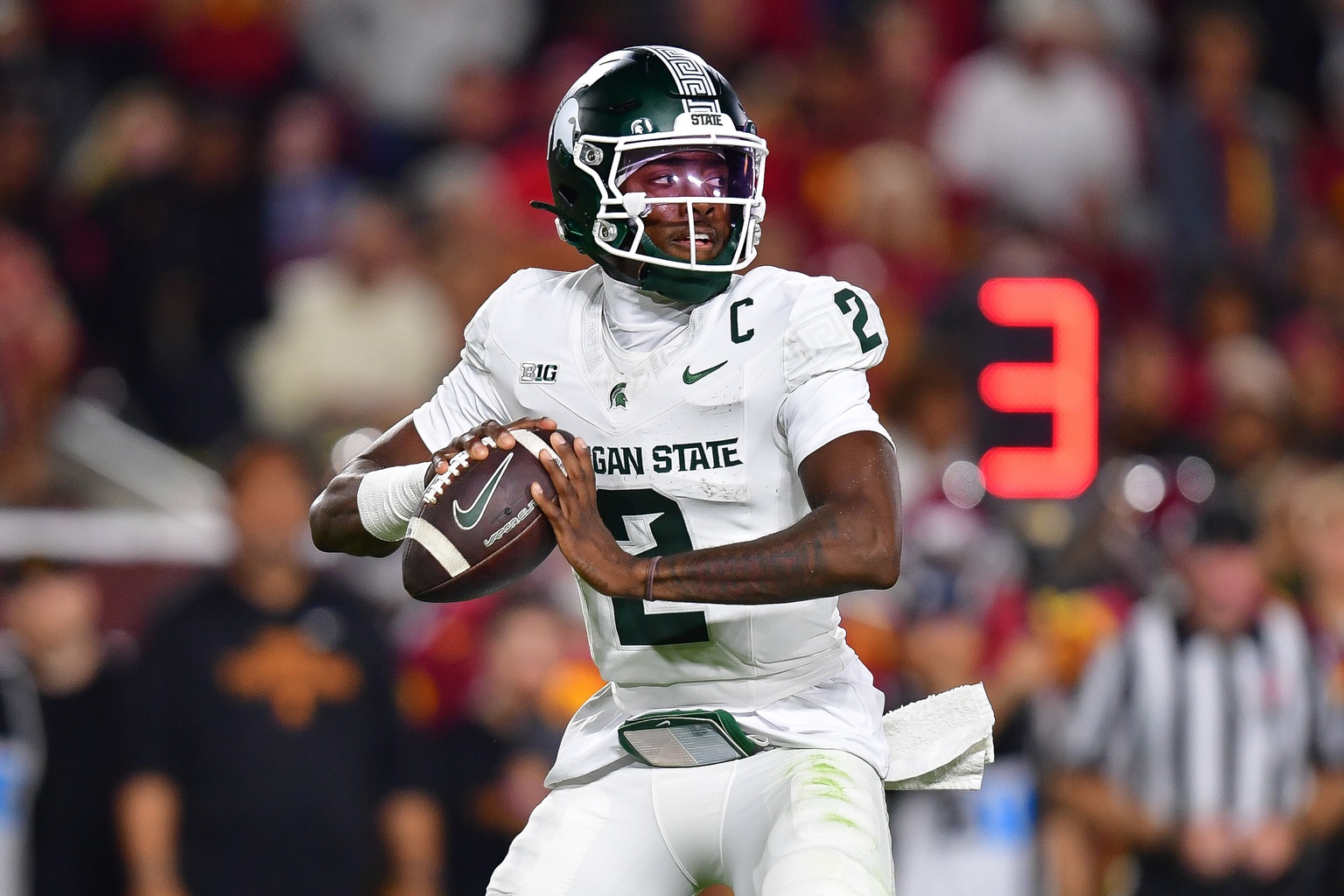 college football picks Aidan Chiles Michigan State Spartans predictions best bet odds