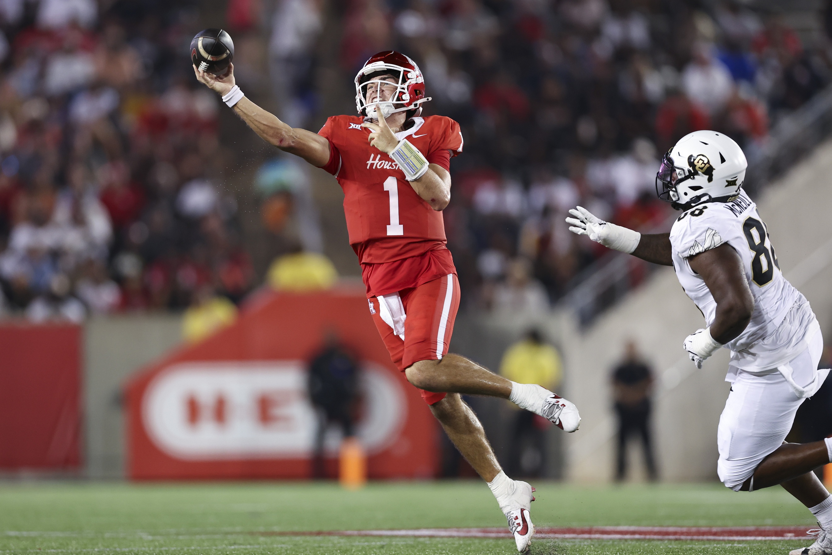 college football picks Conner Weigman Houston Cougars predictions best bet odds