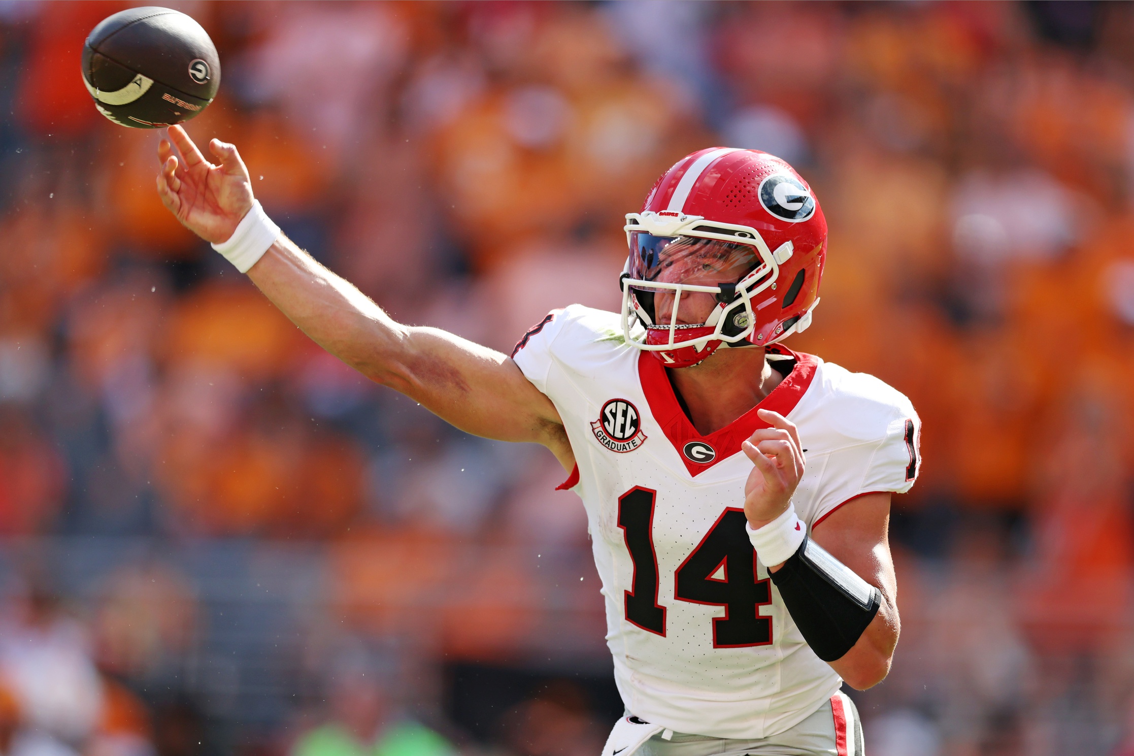 college football picks Gunner Stockton Georgia Bulldogs predictions best bet odds