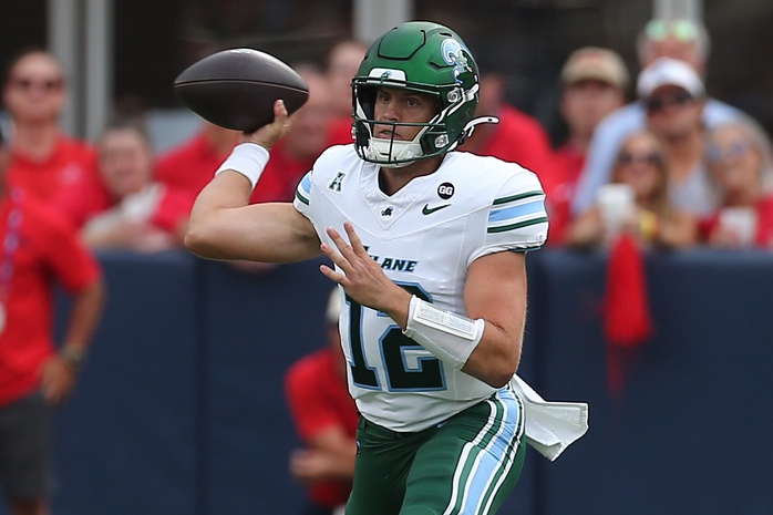 college football picks Jake Retzlaff Tulane Green Wave predictions best bet odds