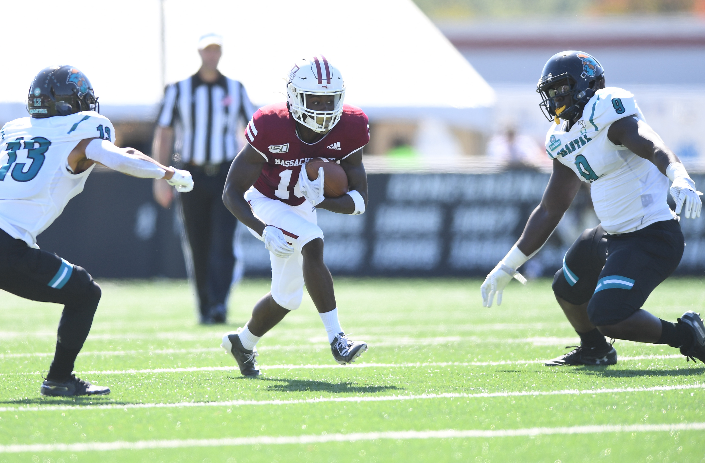 college football picks Jermaine Johnson umass minutemen predictions best bet odds