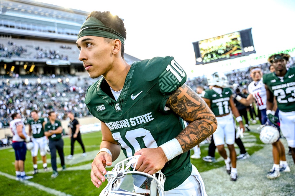 college football picks Noah Kim Michigan State Spartans predictions best bet odds