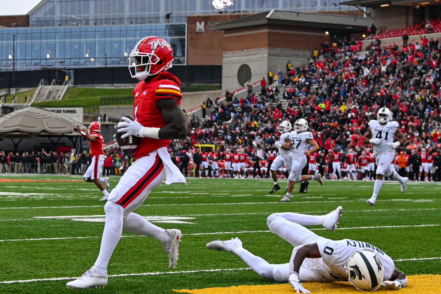 college football picks Rakim Jarrett maryland terrapins predictions best bet odds